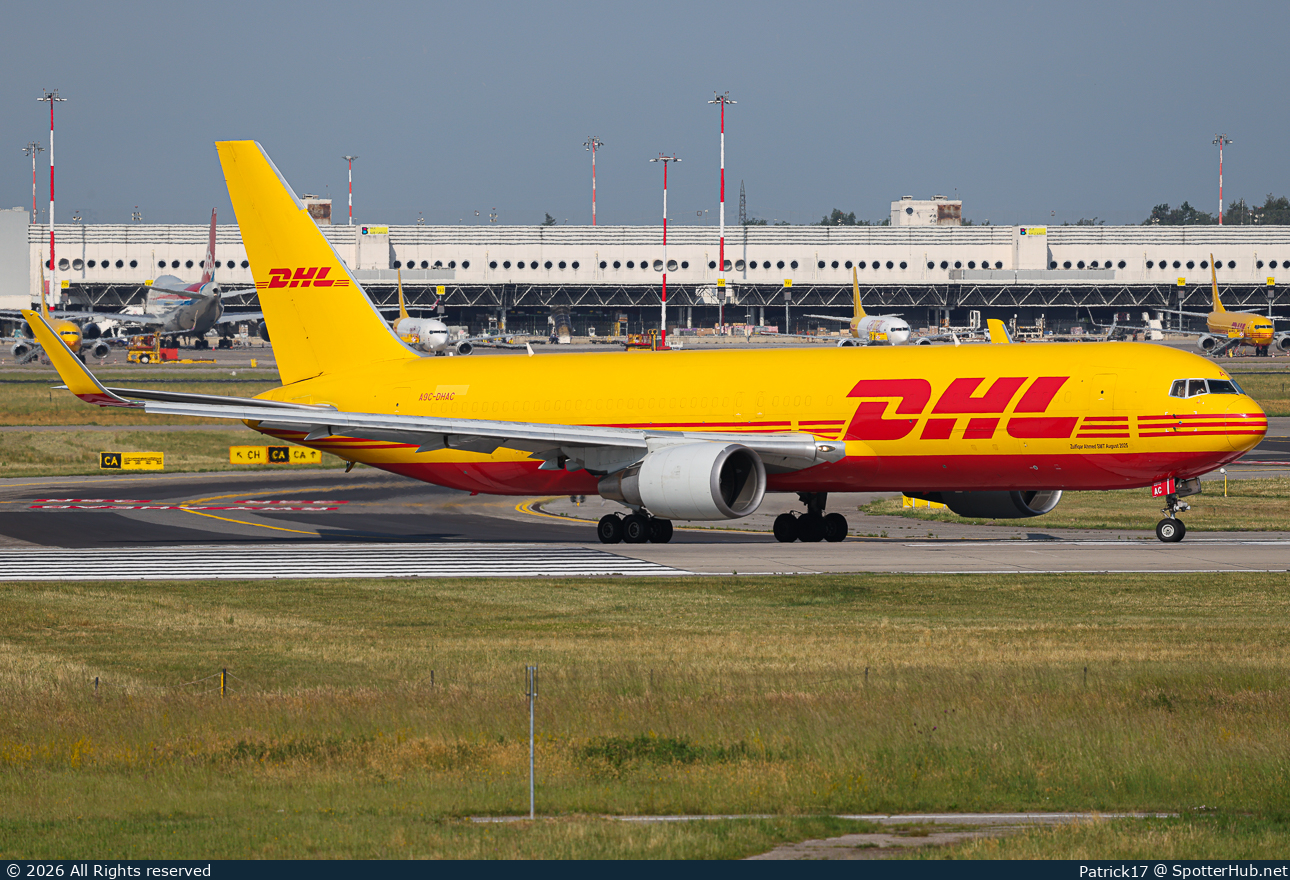 Photo of A9C-DHAC - Boeing 767-323(ER)(BDSF) operated by DHL International Aviation