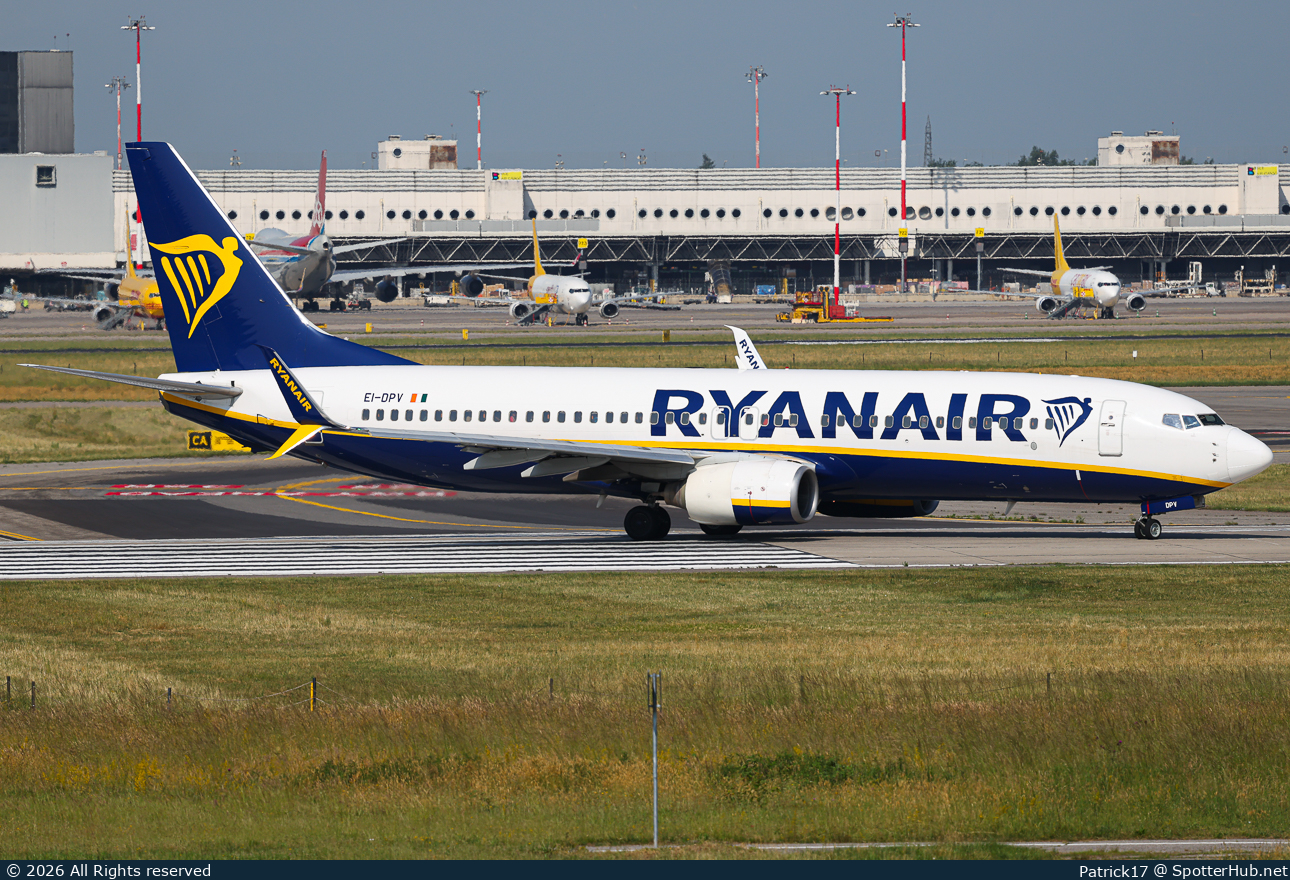 Photo of EI-DPV - Boeing 737-8AS operated by Ryanair