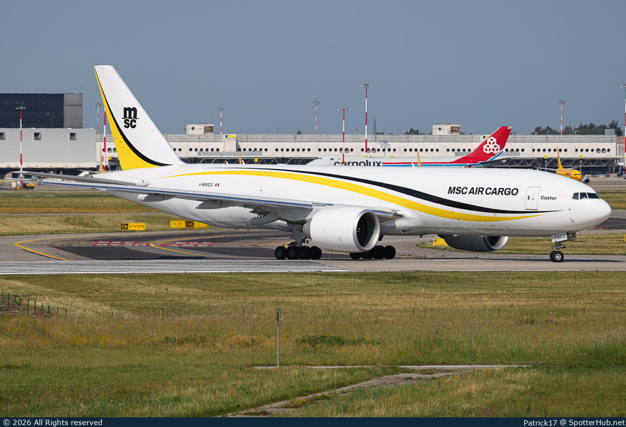 Photo of I-MSCC - Boeing 777-F operated by MSC Air Cargo