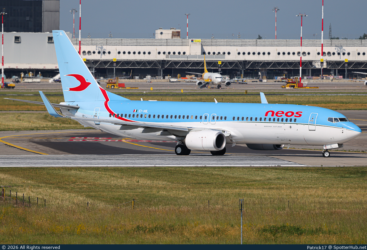 Photo of EI-HIL - Boeing 737-8ME operated by Neos