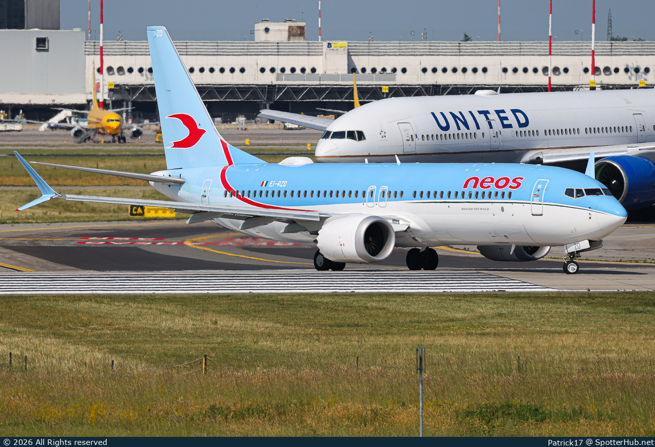 Photo of EI-RZD - Boeing 737 MAX 8 operated by Neos