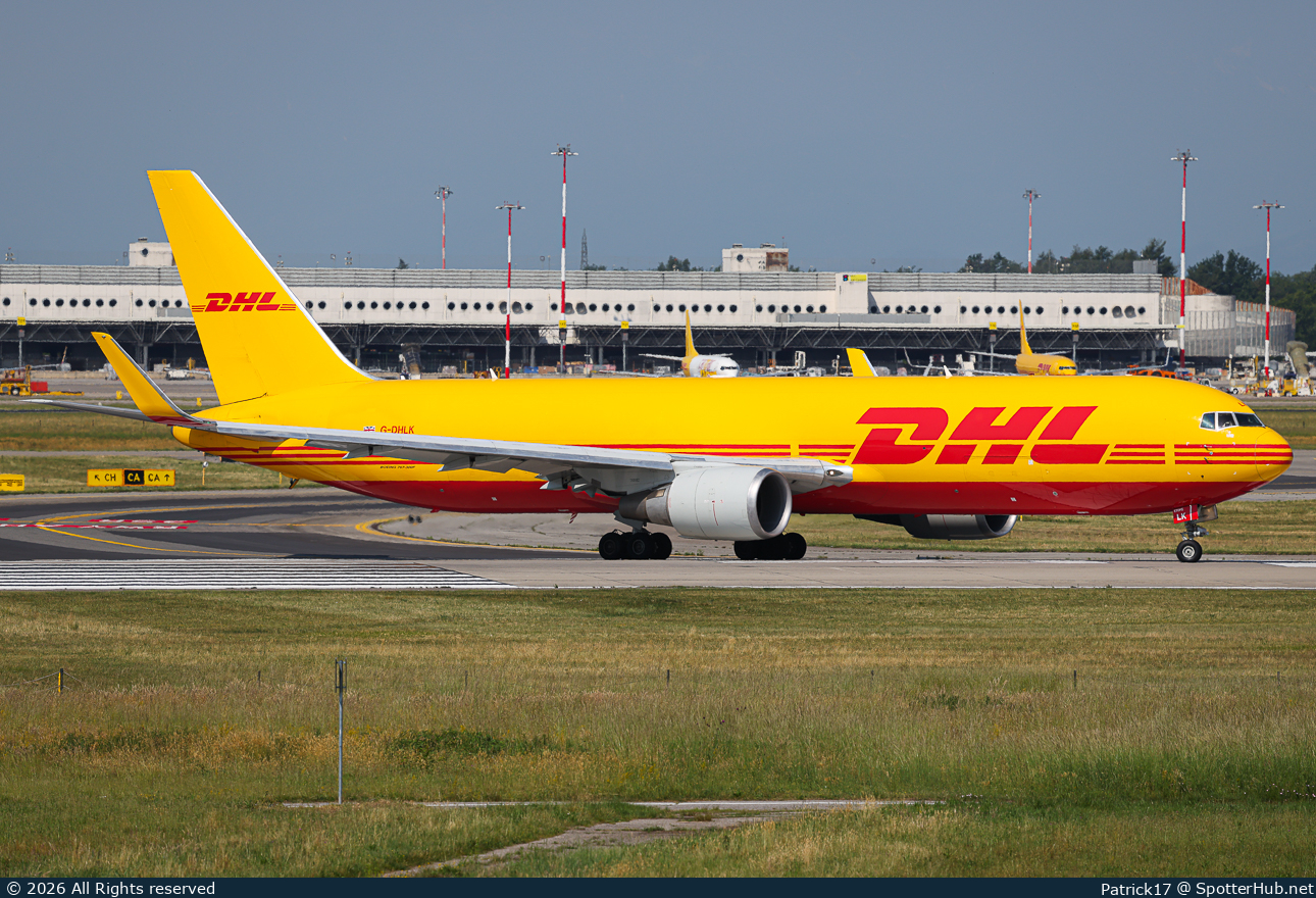 Photo of G-DHLK - Boeing 767-3JHF(ER) operated by DHL Air