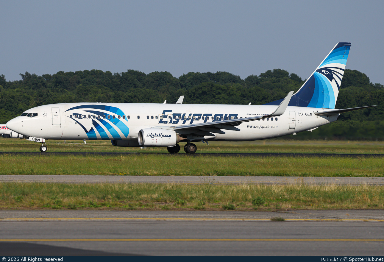 Photo of SU-GEN - Boeing 737-866 operated by Egyptair