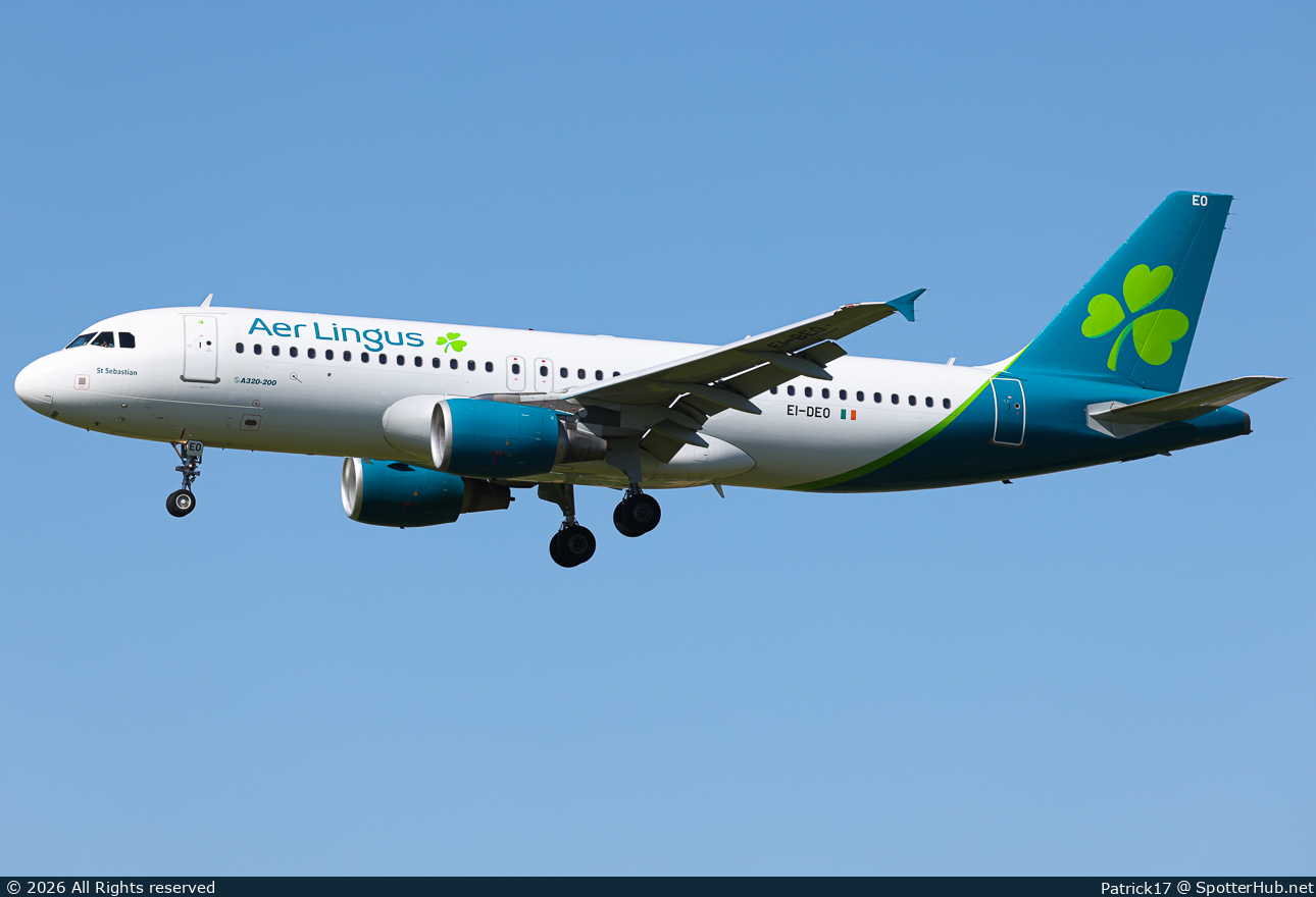 Photo of EI-DEO - Airbus A320-214 operated by Aer Lingus