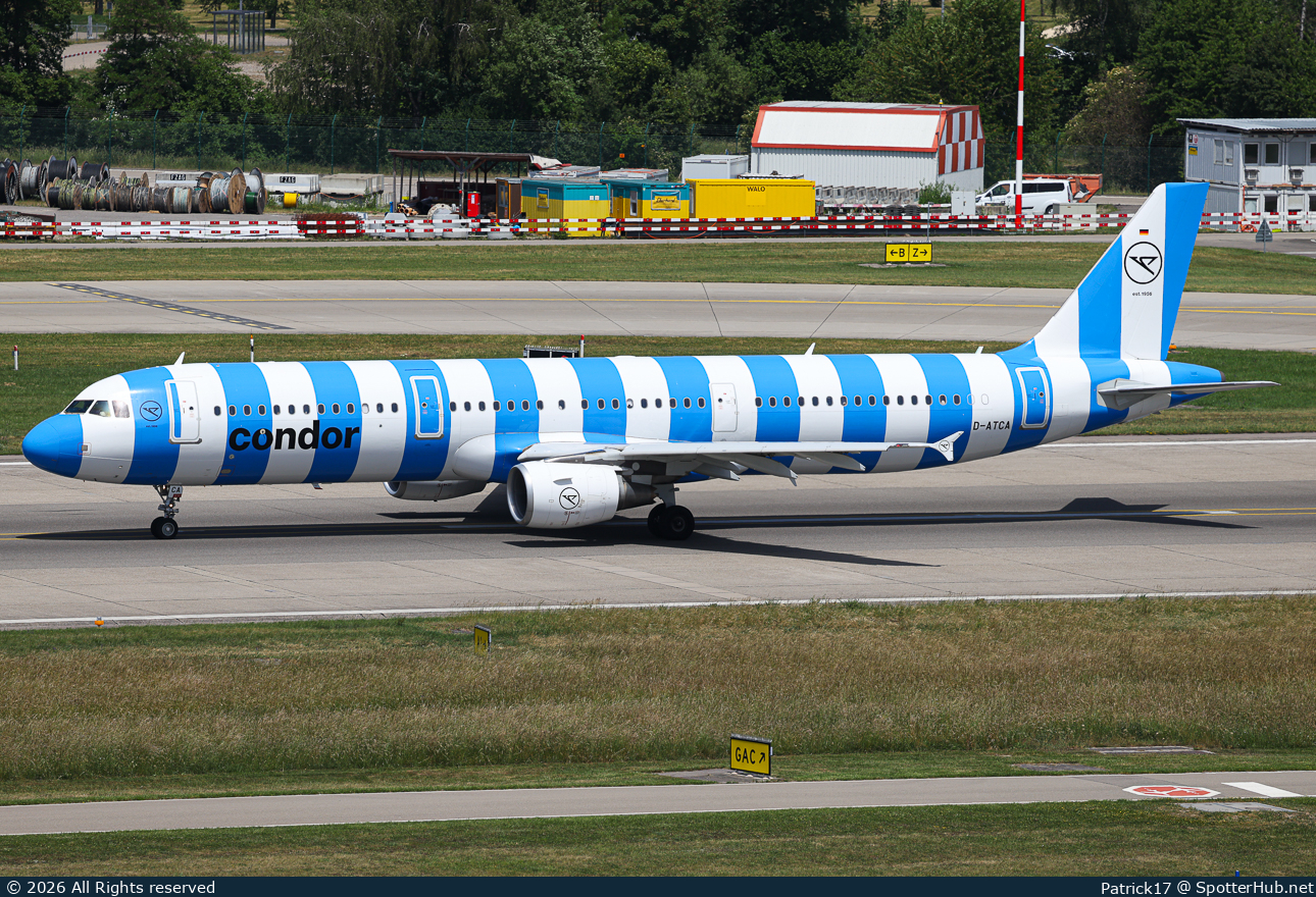 Photo of D-ATCA - Airbus A321-211 operated by Condor