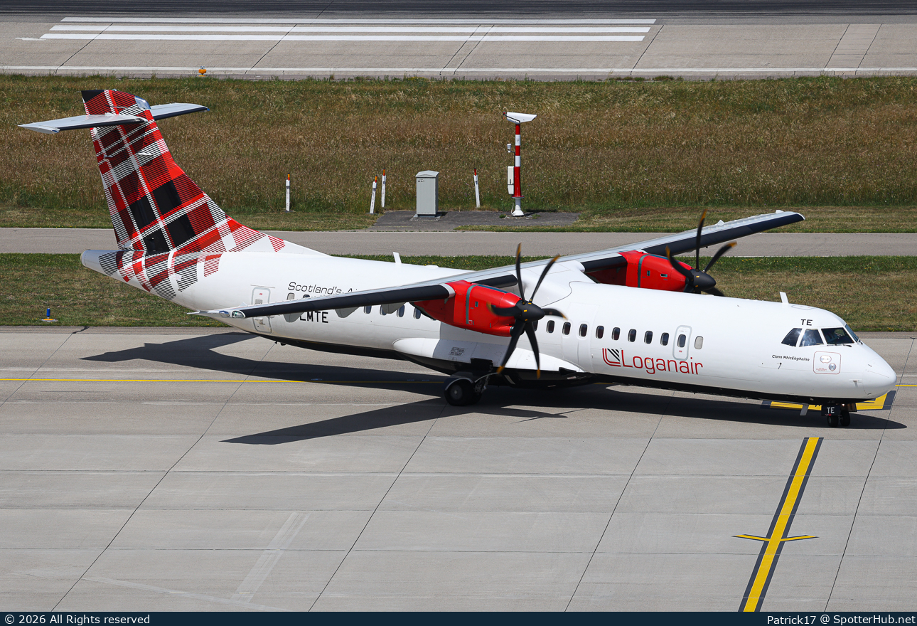Photo of G-LMTE - ATR 72-600 operated by Loganair
