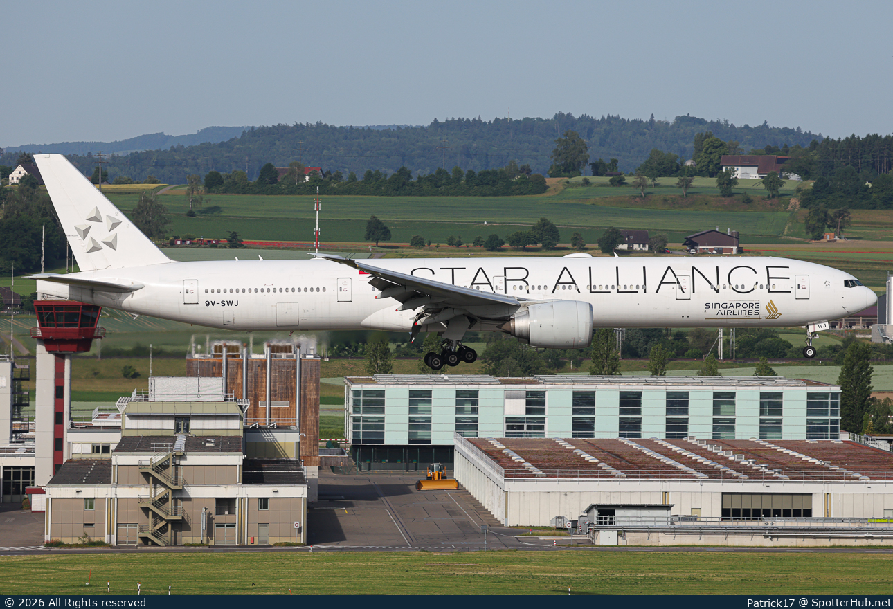 Photo of 9V-SWJ - Boeing 777-312(ER) operated by Singapore Airlines