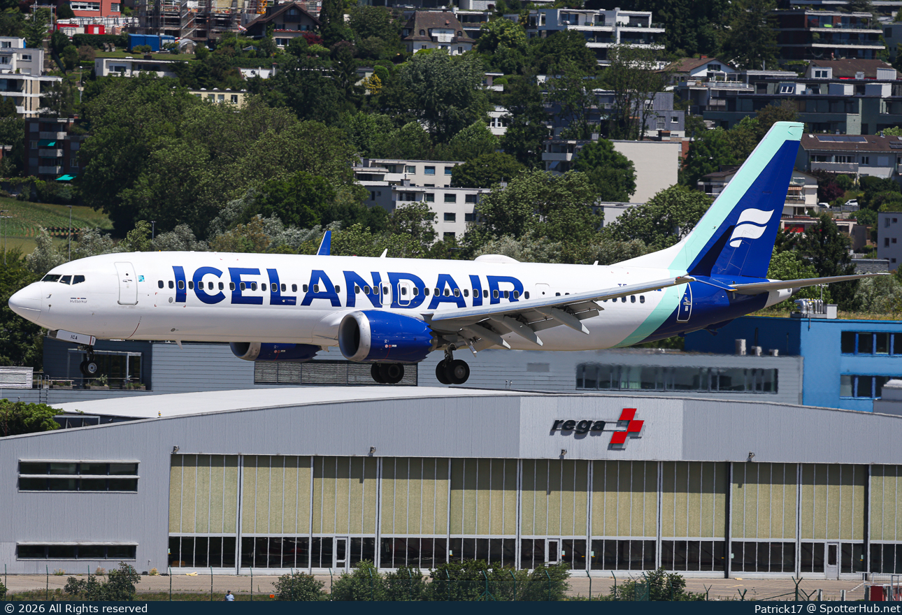 Photo of TF-ICA - Boeing 737 MAX 9 operated by Icelandair