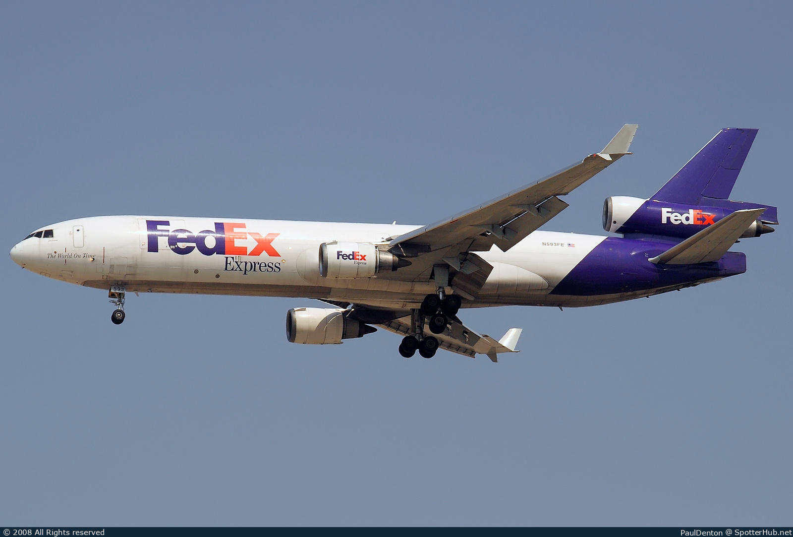 Photo of N593FE - McDonnell Douglas MD-11(F) operated by FedEx
