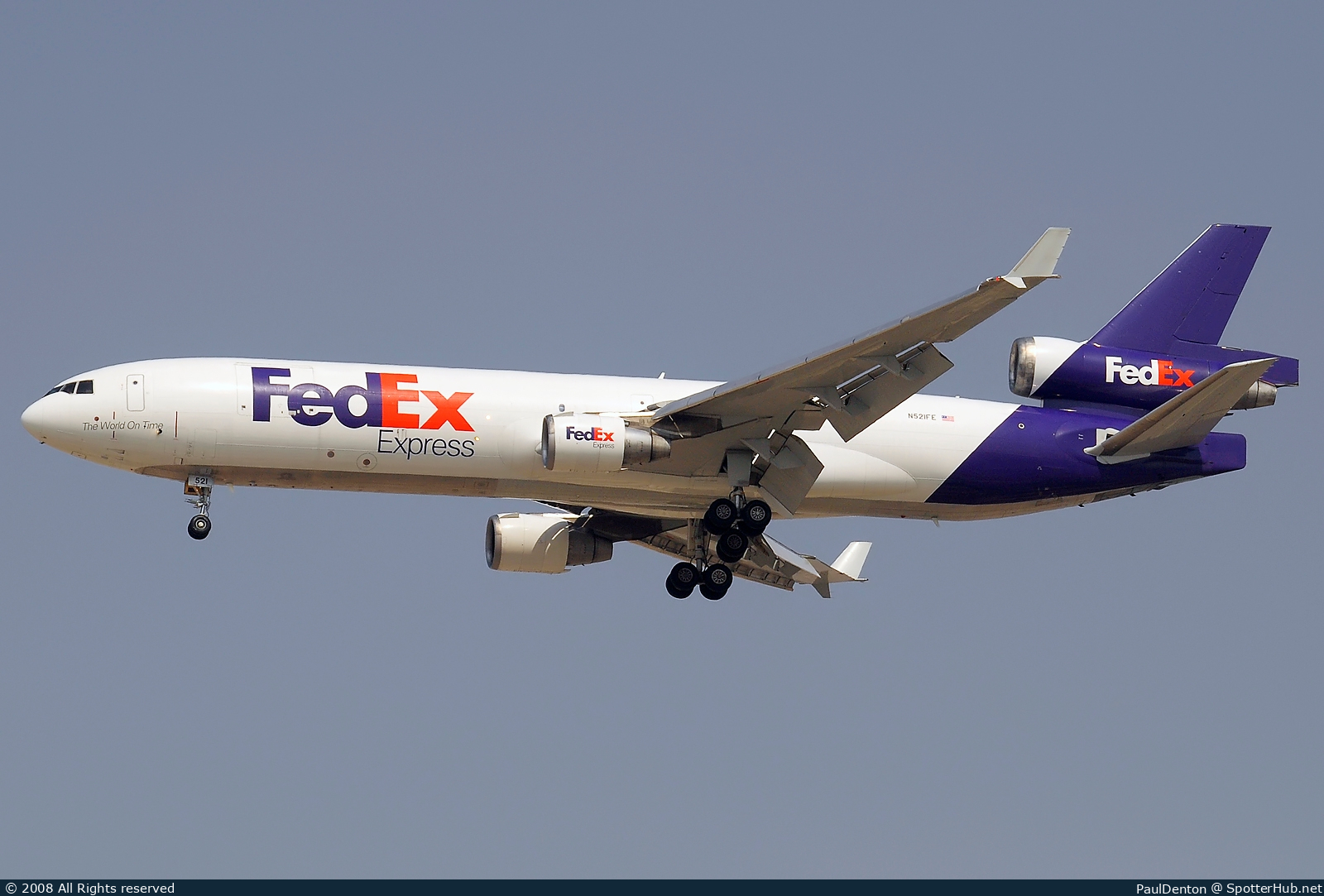 Photo of N521FE - McDonnell Douglas MD-11(F) operated by FedEx