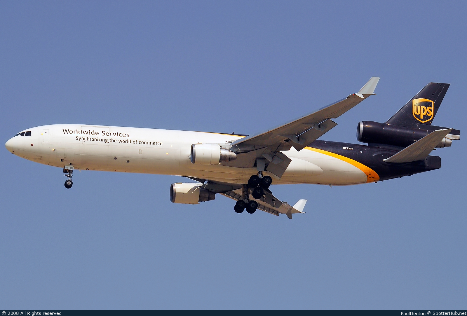 Photo of N273UP - McDonnell Douglas MD-11(F) operated by UPS United Parcel Service