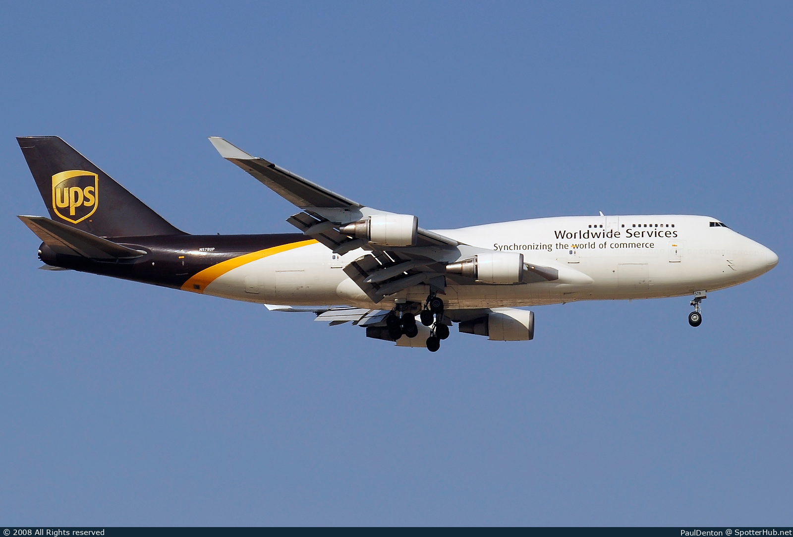 Photo of N578UP - Boeing 747-45E(BCF) operated by UPS United Parcel Service