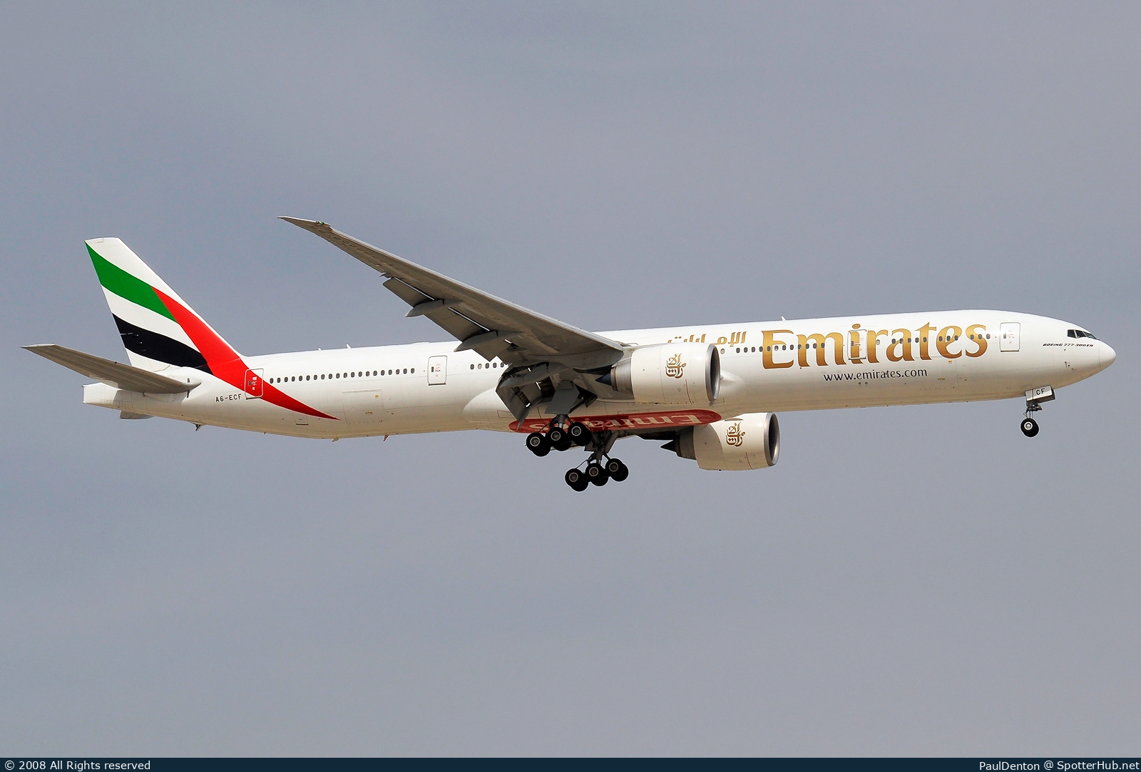 Photo of A6-ECF - Boeing 777-31H(ER) operated by Emirates