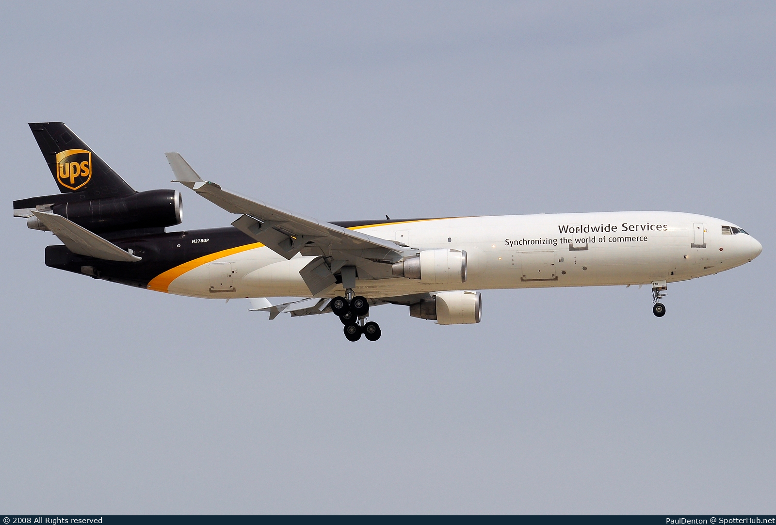 Photo of N278UP - McDonnell Douglas MD-11(F) operated by UPS United Parcel Service