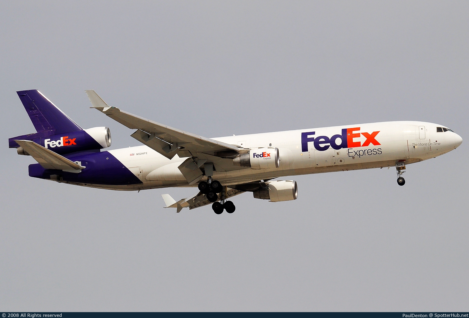 Photo of N524FE - McDonnell Douglas MD-11(F) operated by FedEx