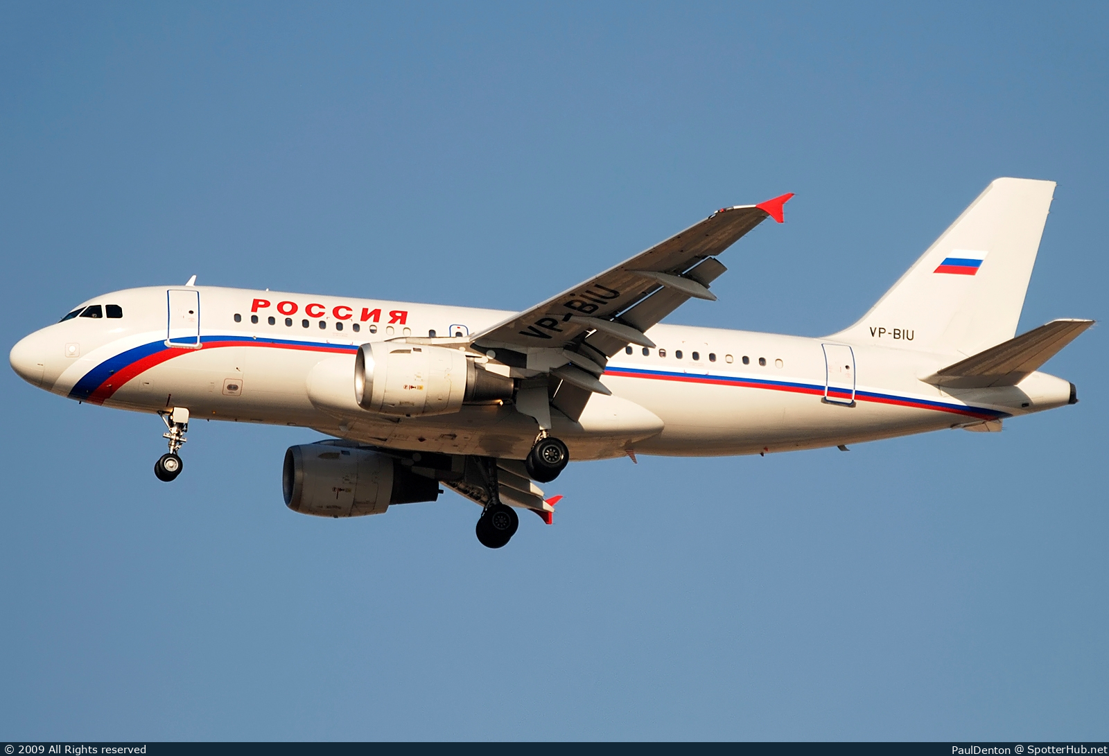 Photo of VP-BIU - Airbus A319-114 operated by Rossiya Airlines