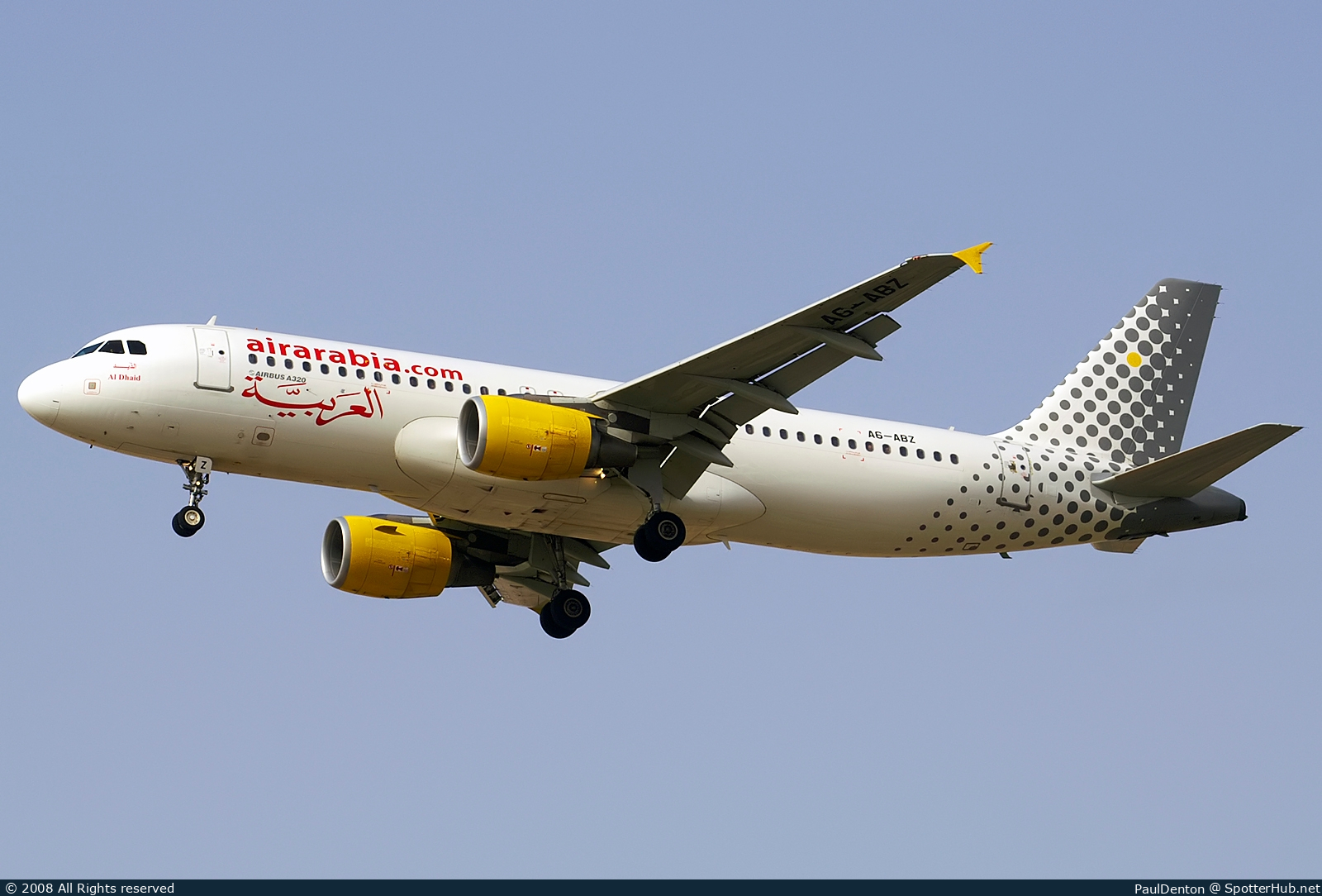 Photo of A6-ABZ - Airbus A320-214 operated by Air Arabia