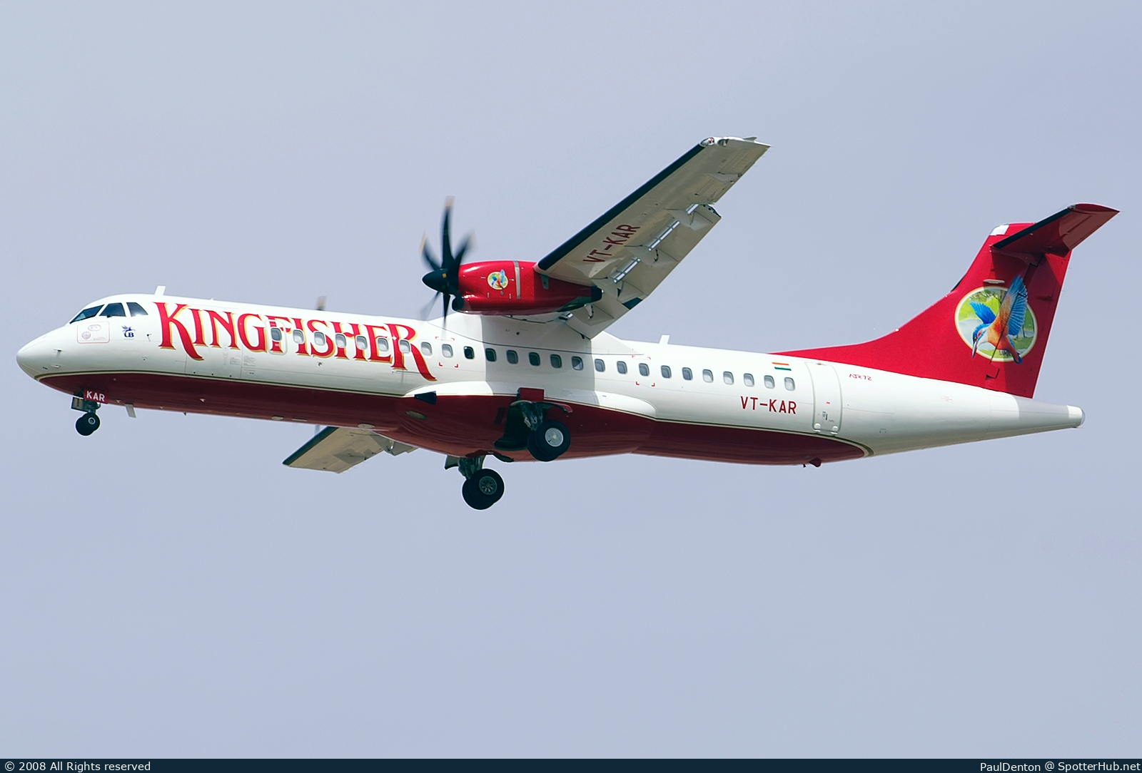 Photo of VT-KAR - ATR 72-500 operated by Kingfisher Airlines