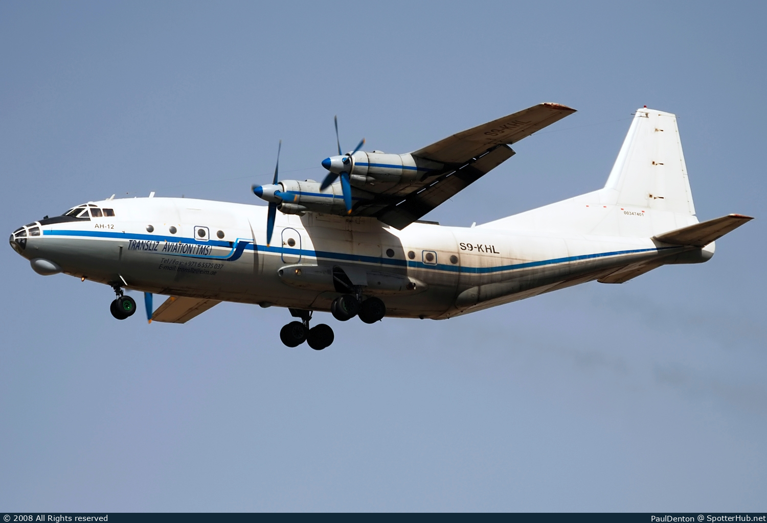 Photo of S9-KHL - Antonov An-12BP operated by Transliz Aviation