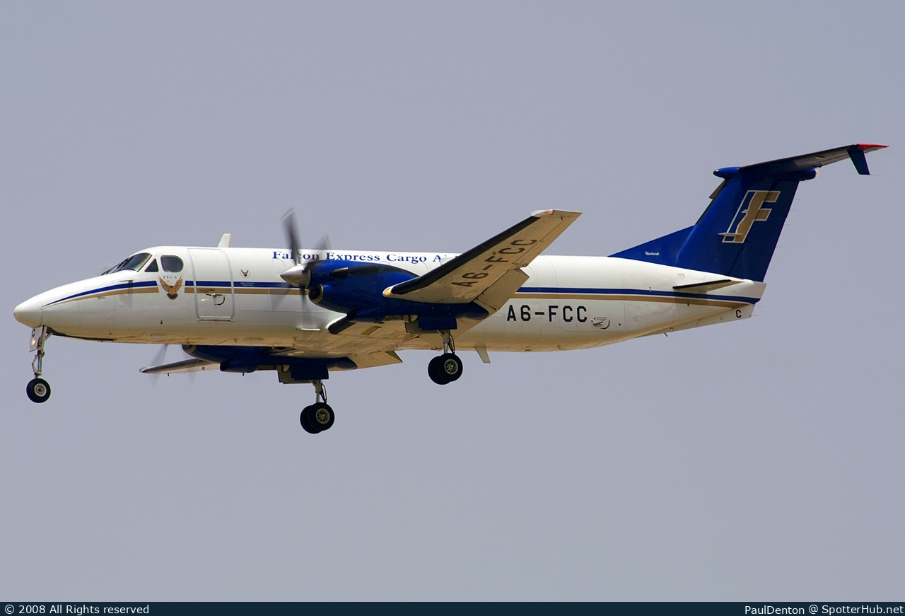 Photo of A6-FCC - Beechcraft 1900C operated by Falcon Express Cargo Airlines