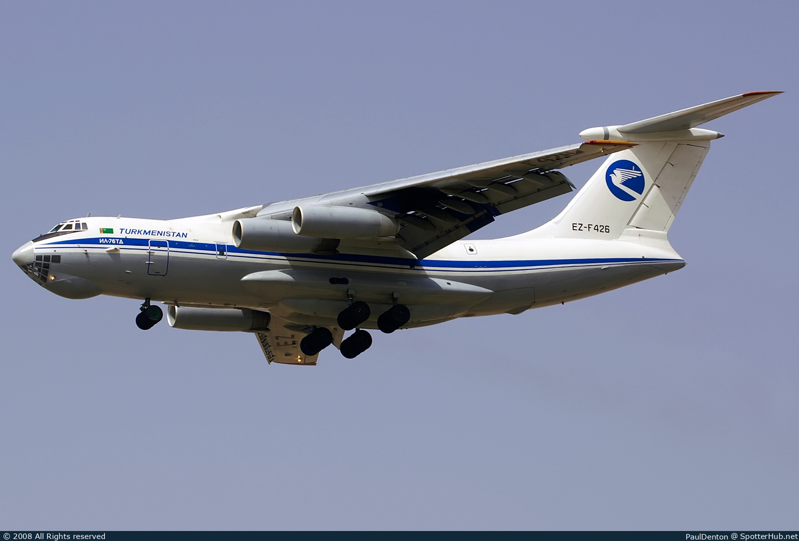Photo of EZ-F426 - Ilyushin Il-76TD operated by Turkmenistan Airlines Cargo