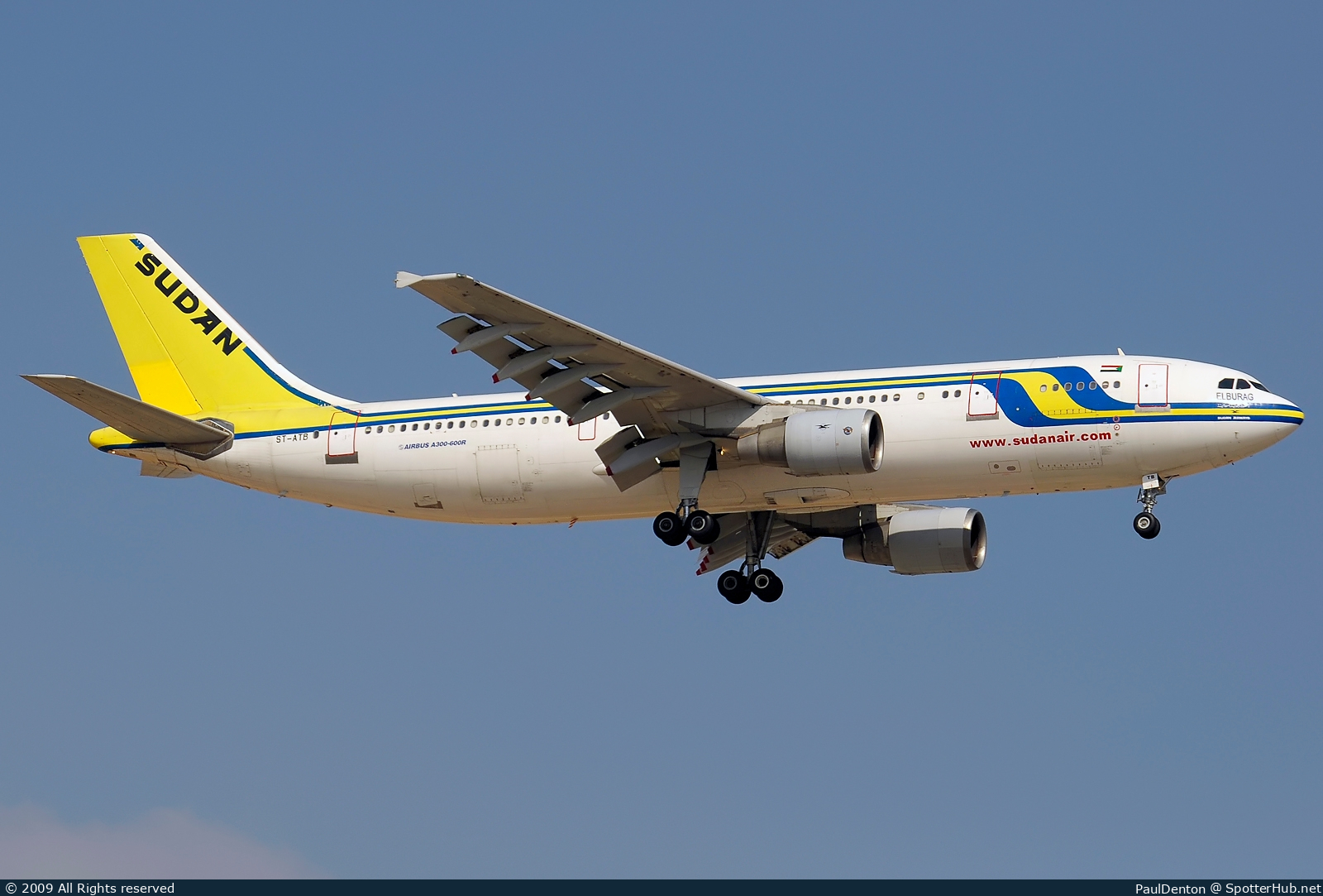 Photo of ST-ATB - Airbus A300B4-622R operated by Sudan Airways