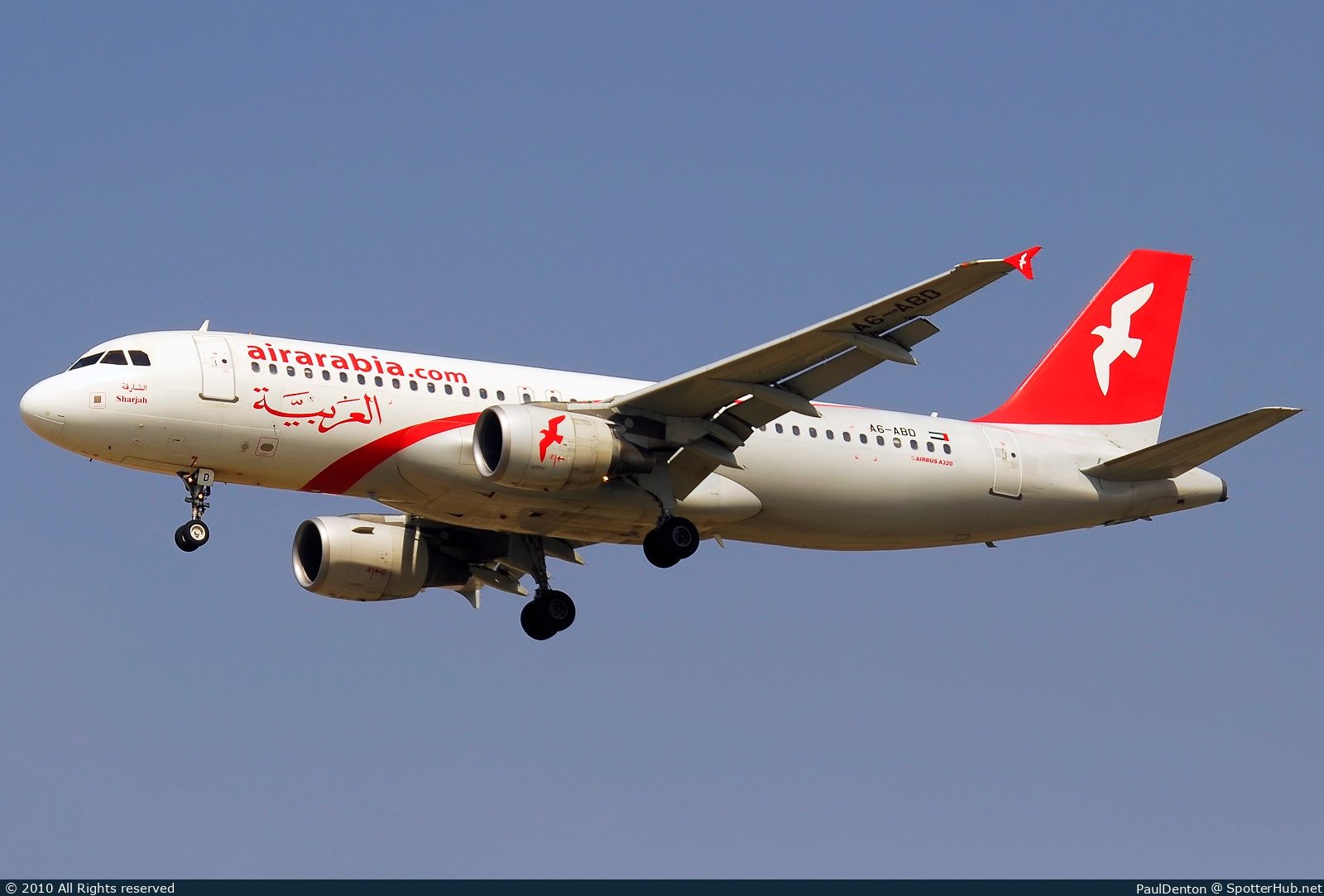 Photo of A6-ABD - Airbus A320-214 operated by Air Arabia