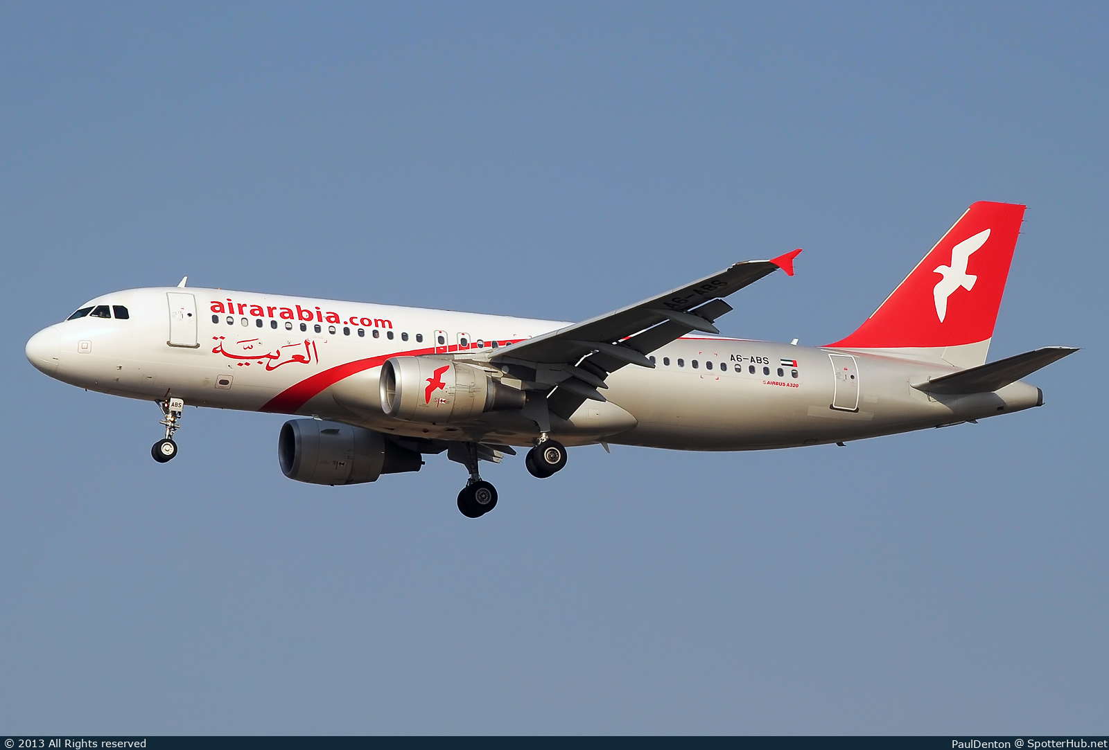 Photo of A6-ABS - Airbus A320-214 operated by Air Arabia