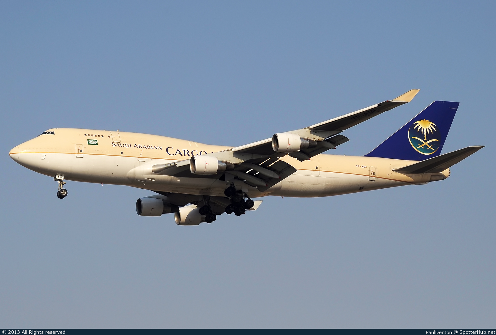 Photo of TF-AMI - Boeing 747-412(BDSF) operated by Saudi Arabian Airlines Cargo (opb Air Atlanta Icelandic)