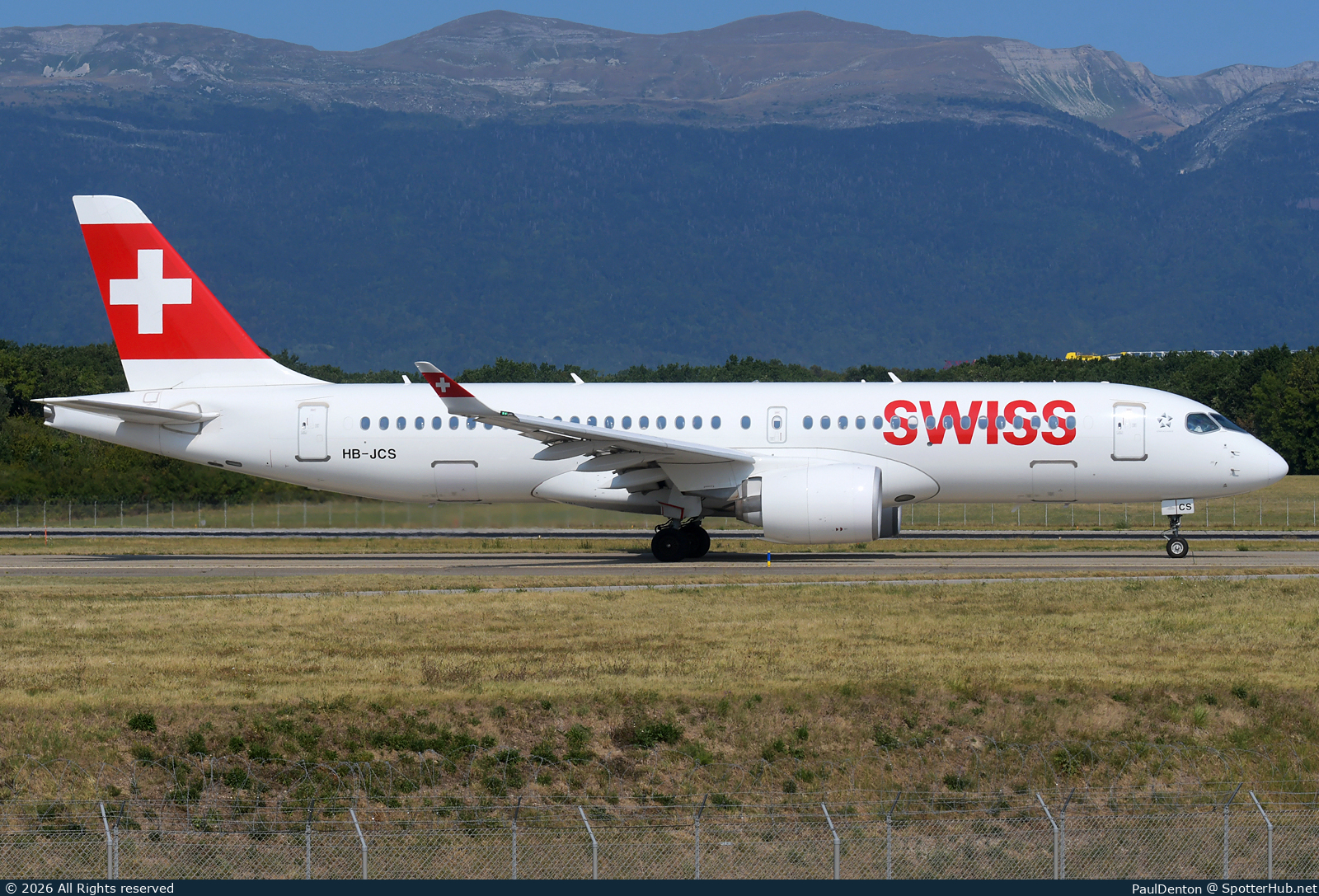 Photo of HB-JCS - Airbus A220-300 operated by Swiss International Air Lines