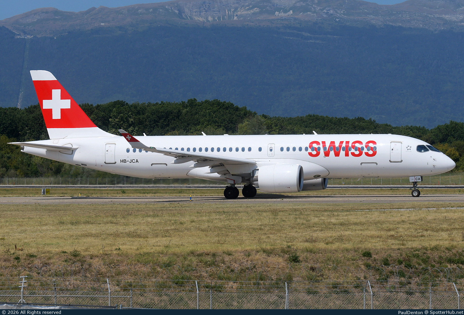 Photo of HB-JCA - Airbus A220-300 operated by Swiss International Air Lines