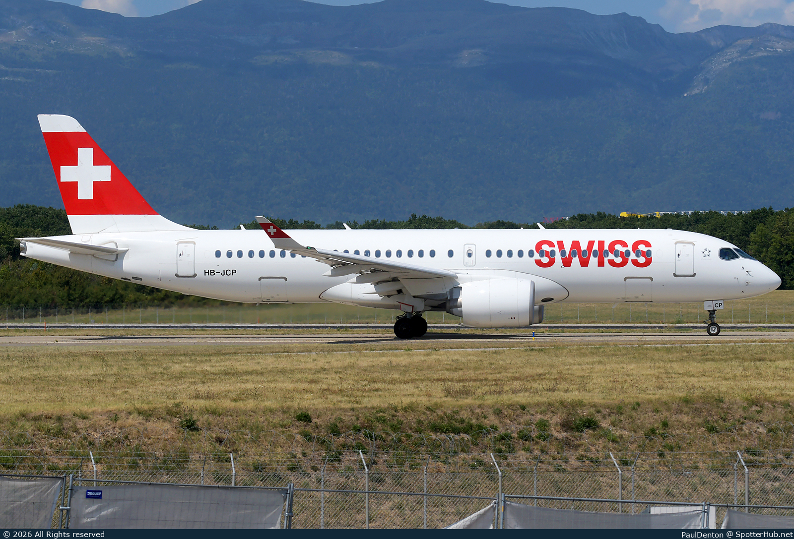 Photo of HB-JCP - Airbus A220-300 operated by Swiss International Air Lines