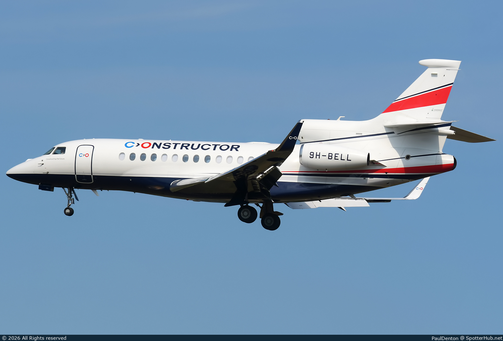 Photo of 9H-BELL - Dassault Falcon 7X operated by Gestair Private Jets Malta