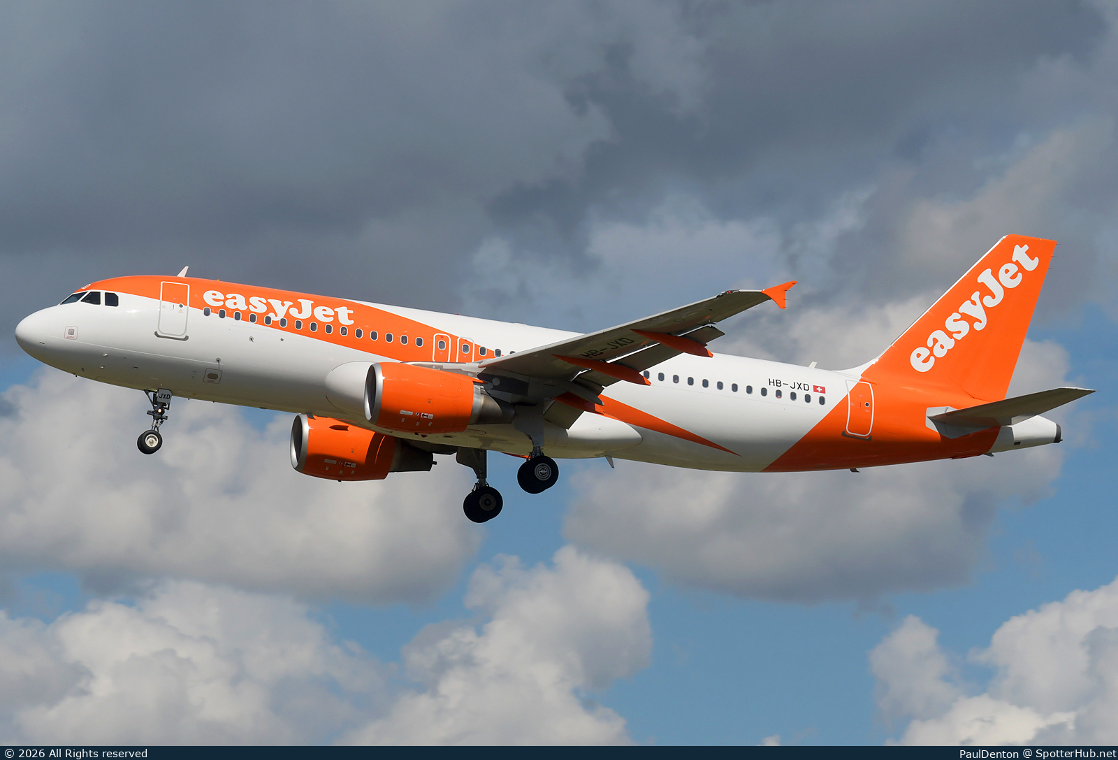 Photo of HB-JXD - Airbus A320-214 operated by easyJet Switzerland