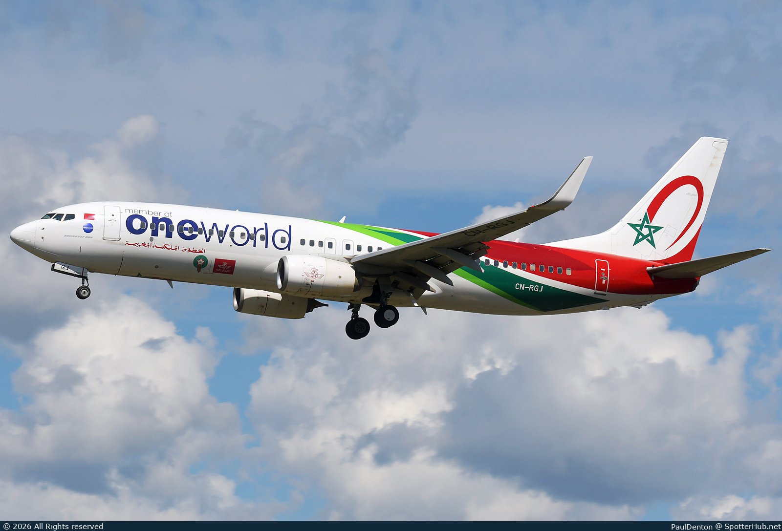 Photo of CN-RGJ - Boeing 737-8B6 operated by Royal Air Maroc