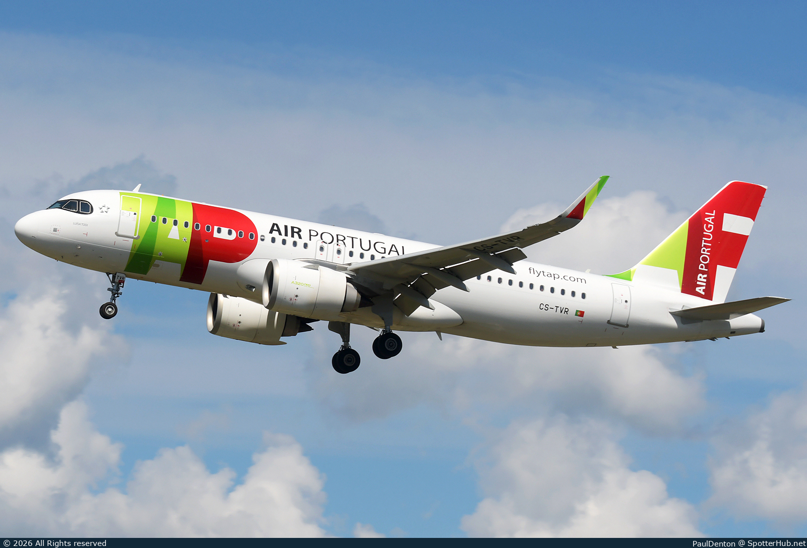 Photo of CS-TVR - Airbus A320-251N operated by TAP Air Portugal