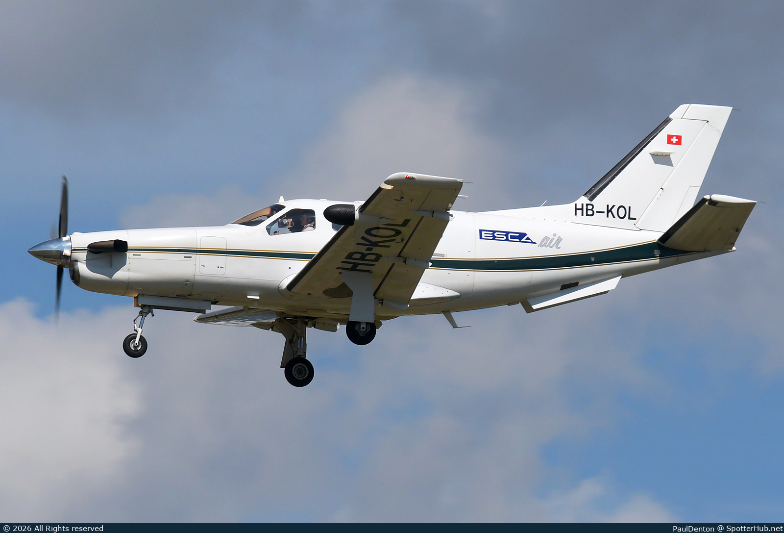 Photo of HB-KOL - SOCATA TBM 700 operated by ESCAair