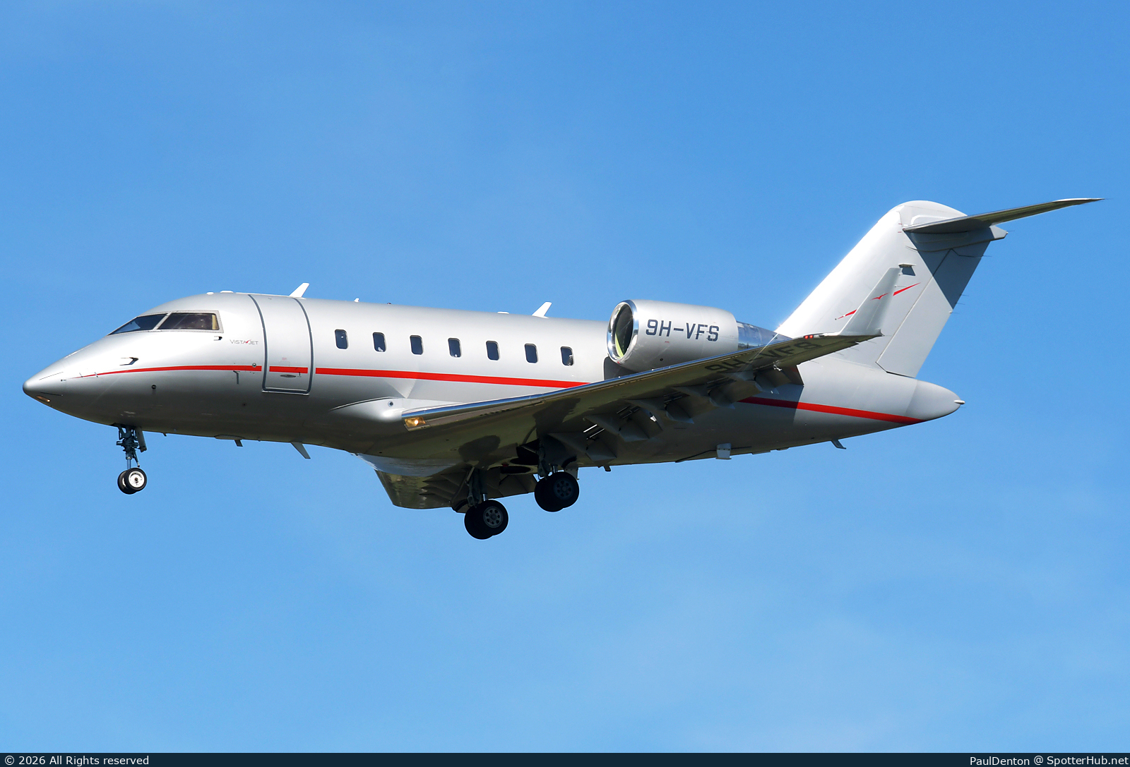 Photo of 9H-VFS - Bombardier Challenger 605 operated by VistaJet