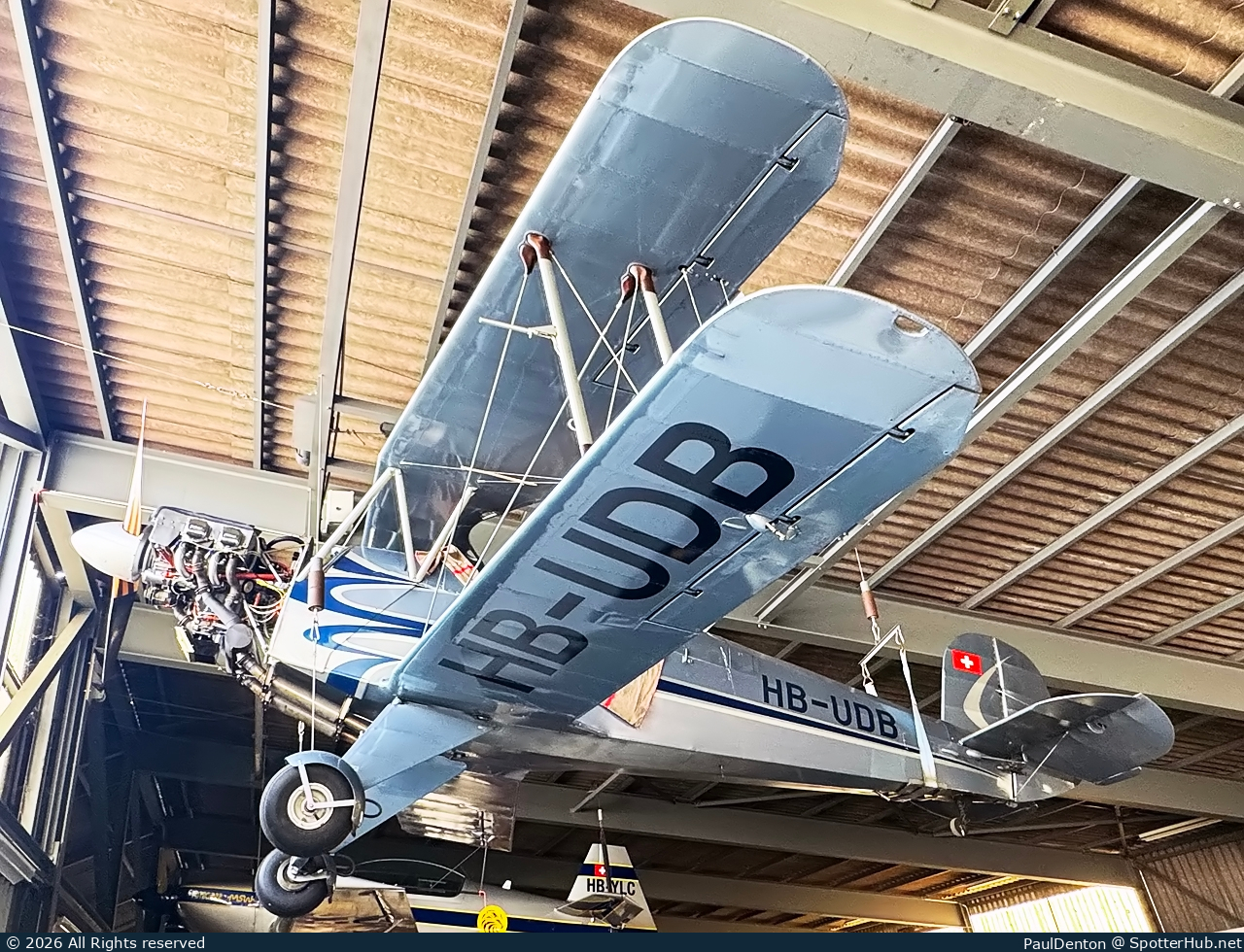 Photo of HB-UDB - CASA 1.131E Jungmann [Bücker Bü 131] operated by Private