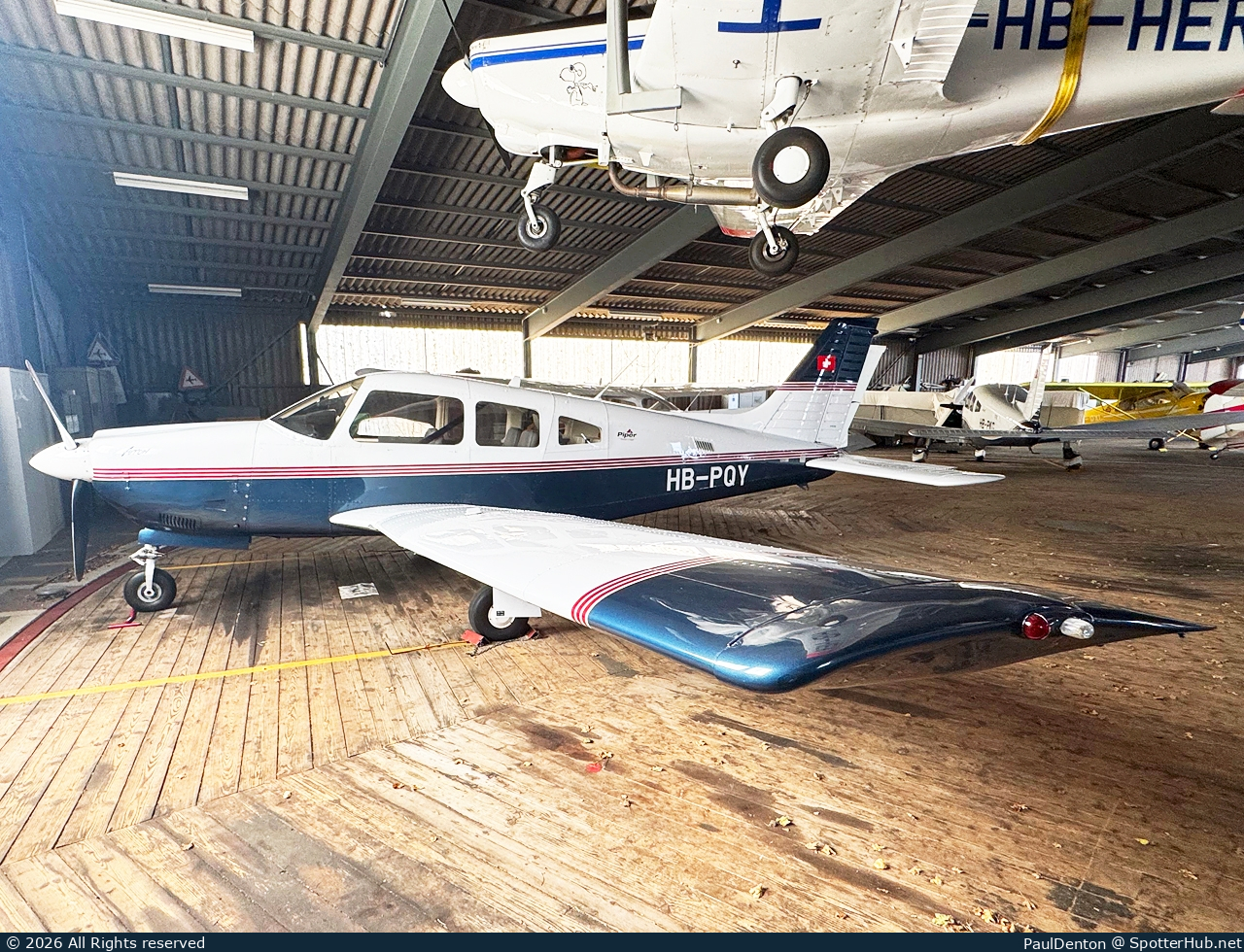 Photo of HB-PQY - Piper PA-28R-201 Cherokee Arrow III operated by Motorfluggruppe Langenthal