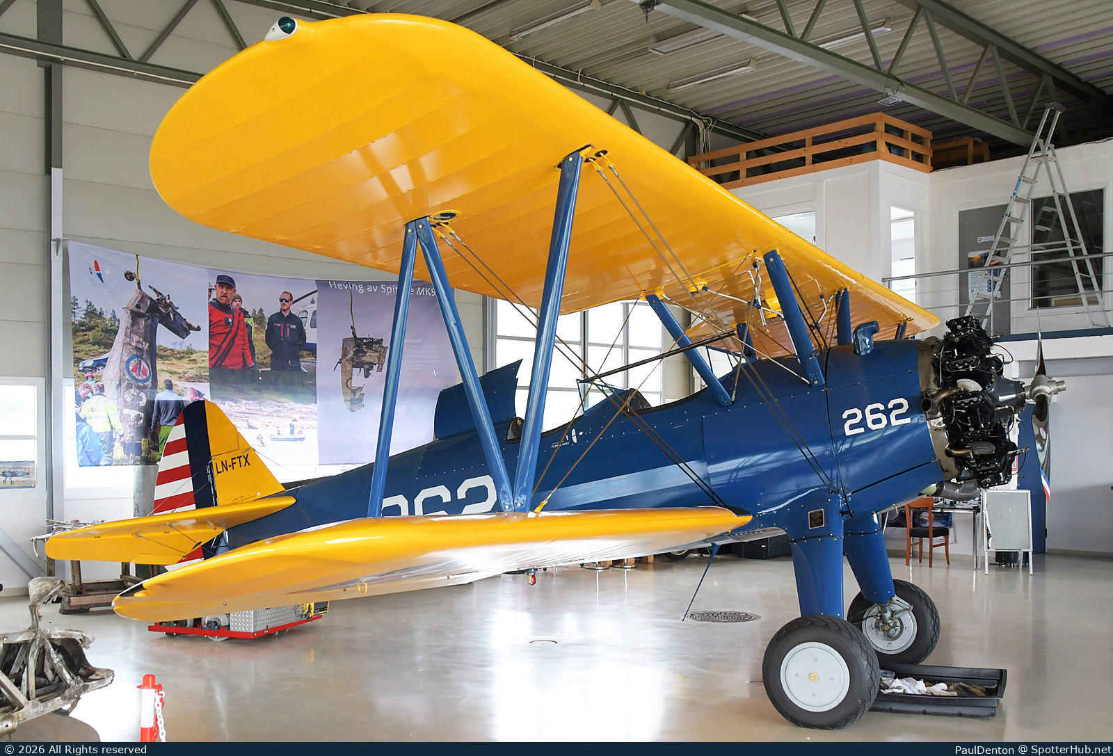 Photo of LN-FTX - Boeing N2S-4 Kaydet operated by Norwegian Flying Aces