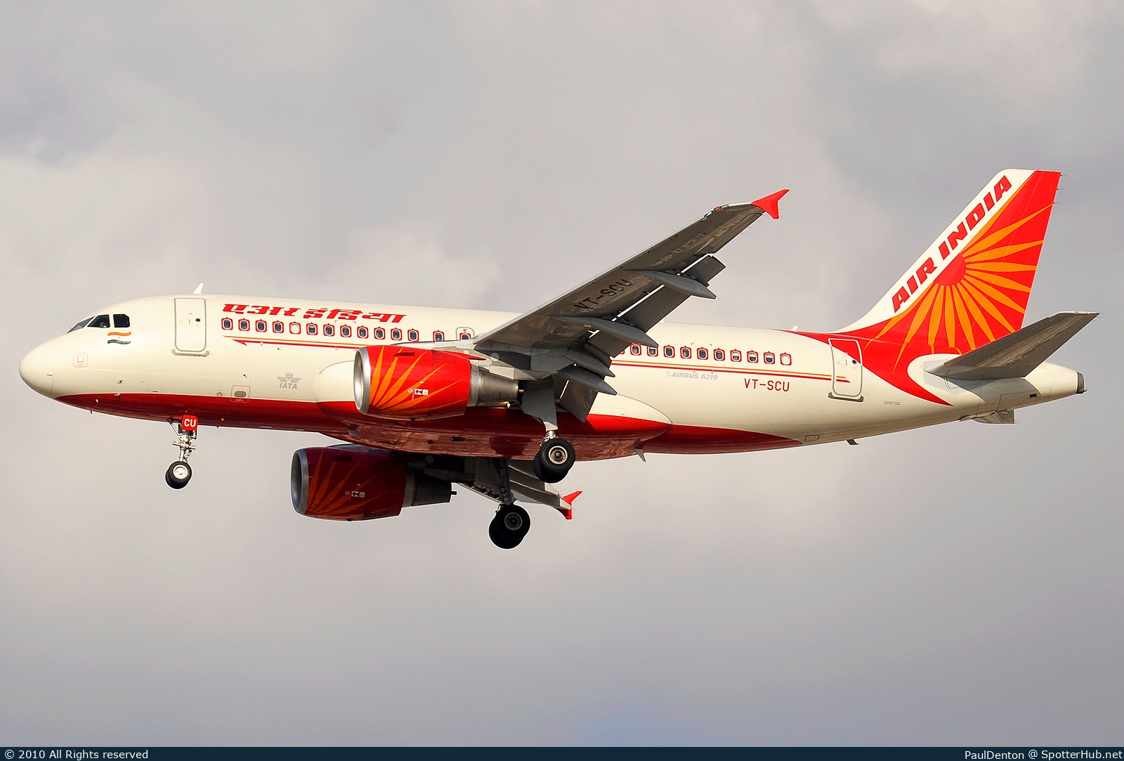 Photo of VT-SCU - Airbus A319-112 operated by Air India