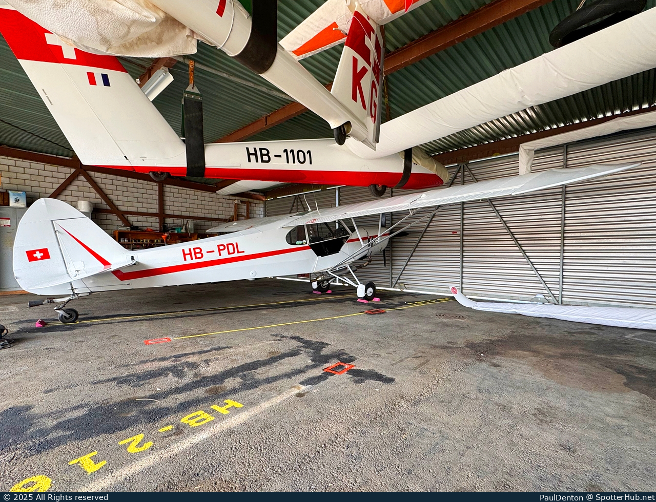 Photo of HB-PDL - Piper PA-18-180M Super Cub operated by Groupe Genevois de Vol à Voile de Montricher