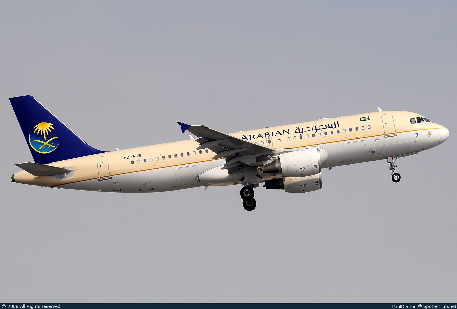 Photo of HZ-ASB - Airbus A320-214 operated by Saudi Arabian Airlines