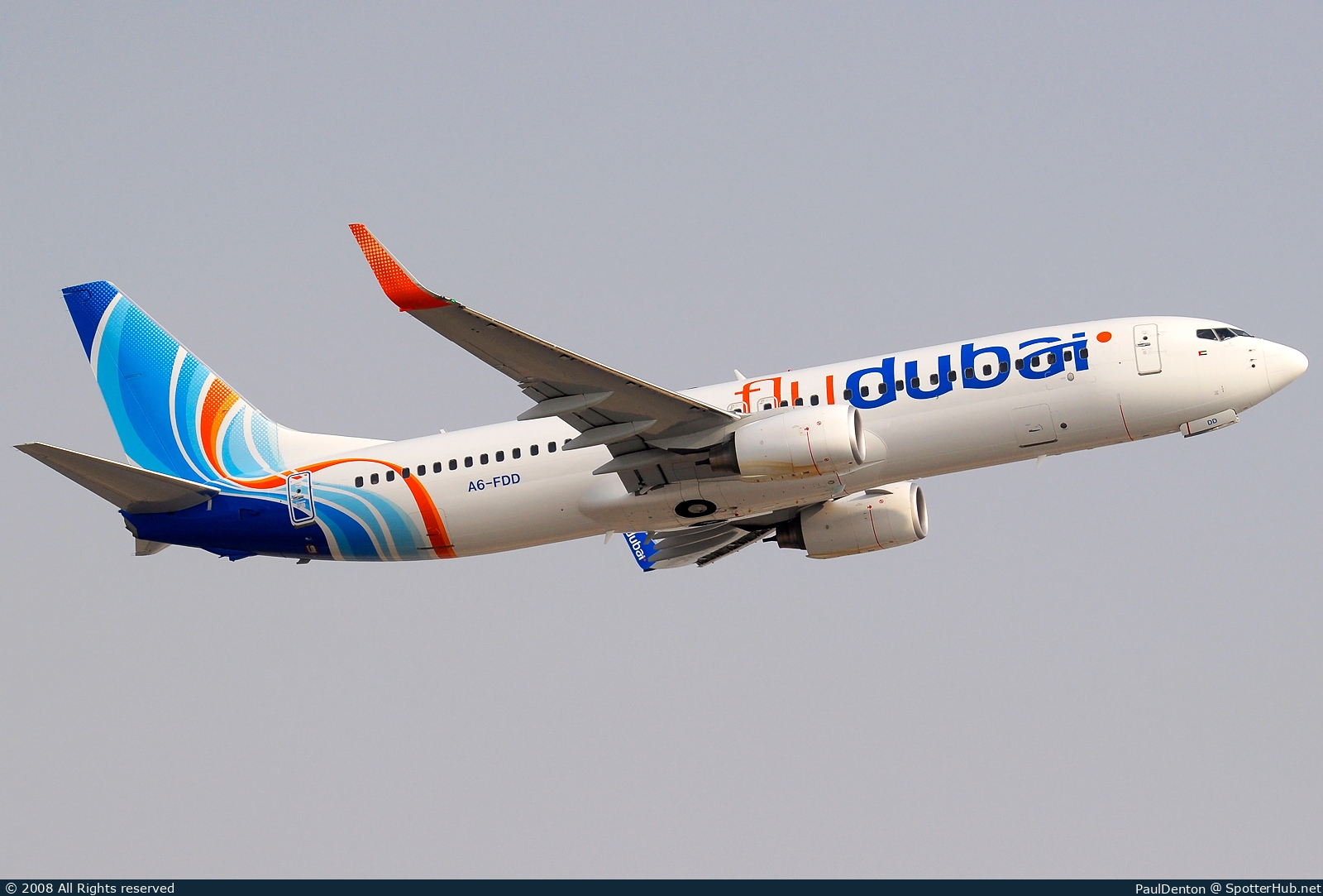 Photo of A6-FDD - Boeing 737-8KN operated by flydubai