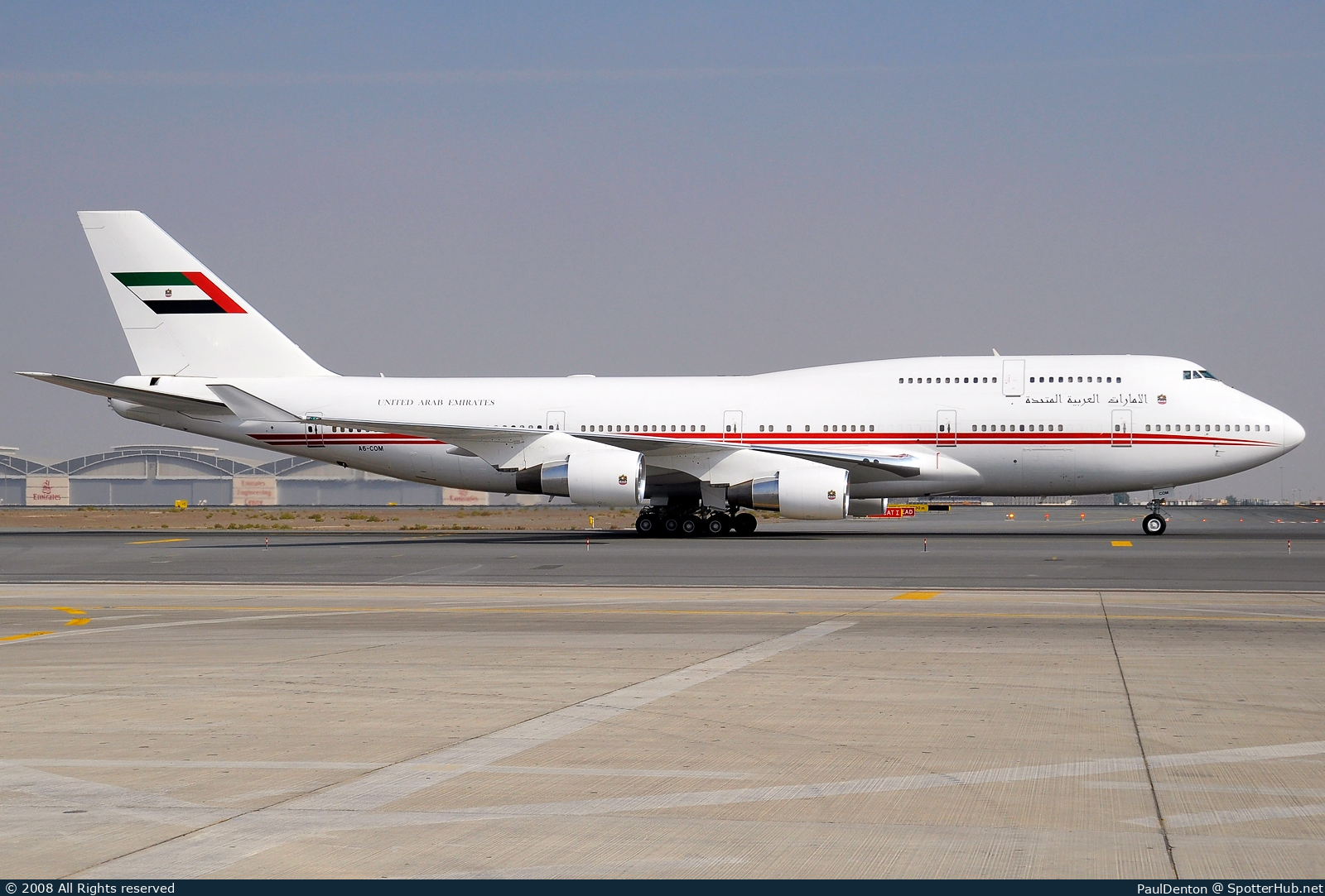 Photo of A6-COM - Boeing 747-433(M) operated by Dubai Royal Air Wing