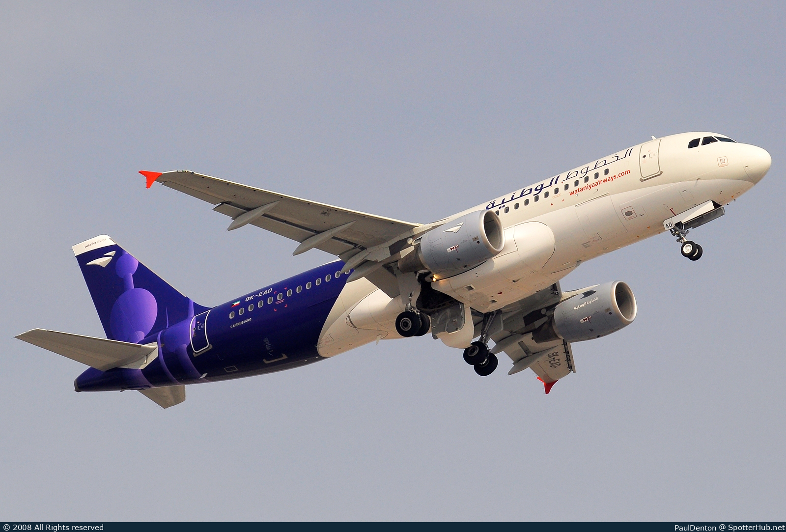 Photo of 9K-EAD - Airbus A320-214 operated by Wataniya Airways