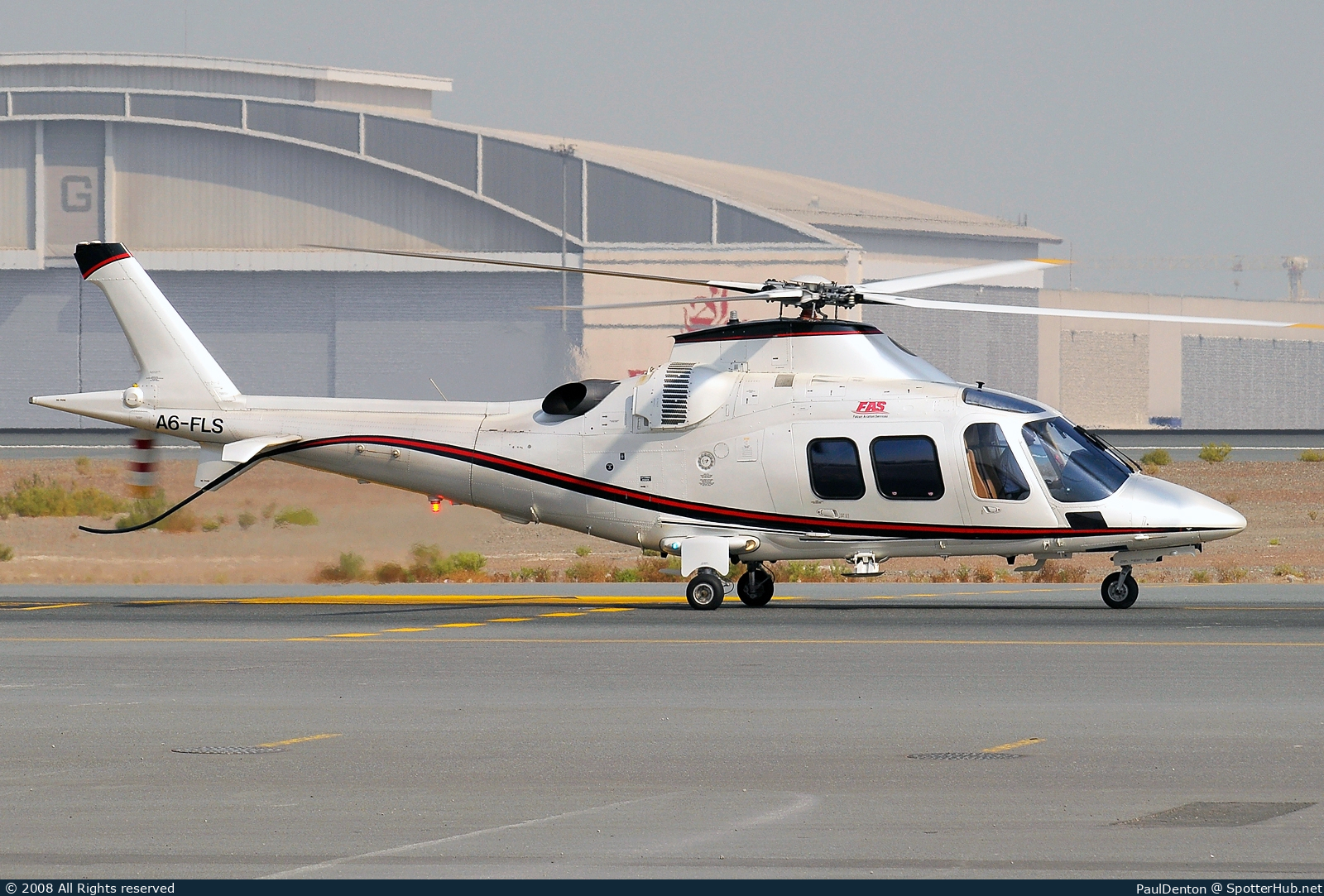 Photo of A6-FLS - Agusta A109S Grand operated by Falcon Aviation Services