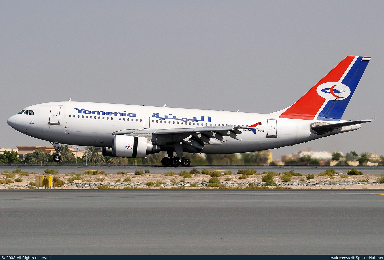 Photo of 7O-ADR - Airbus A310-324 operated by Yemenia