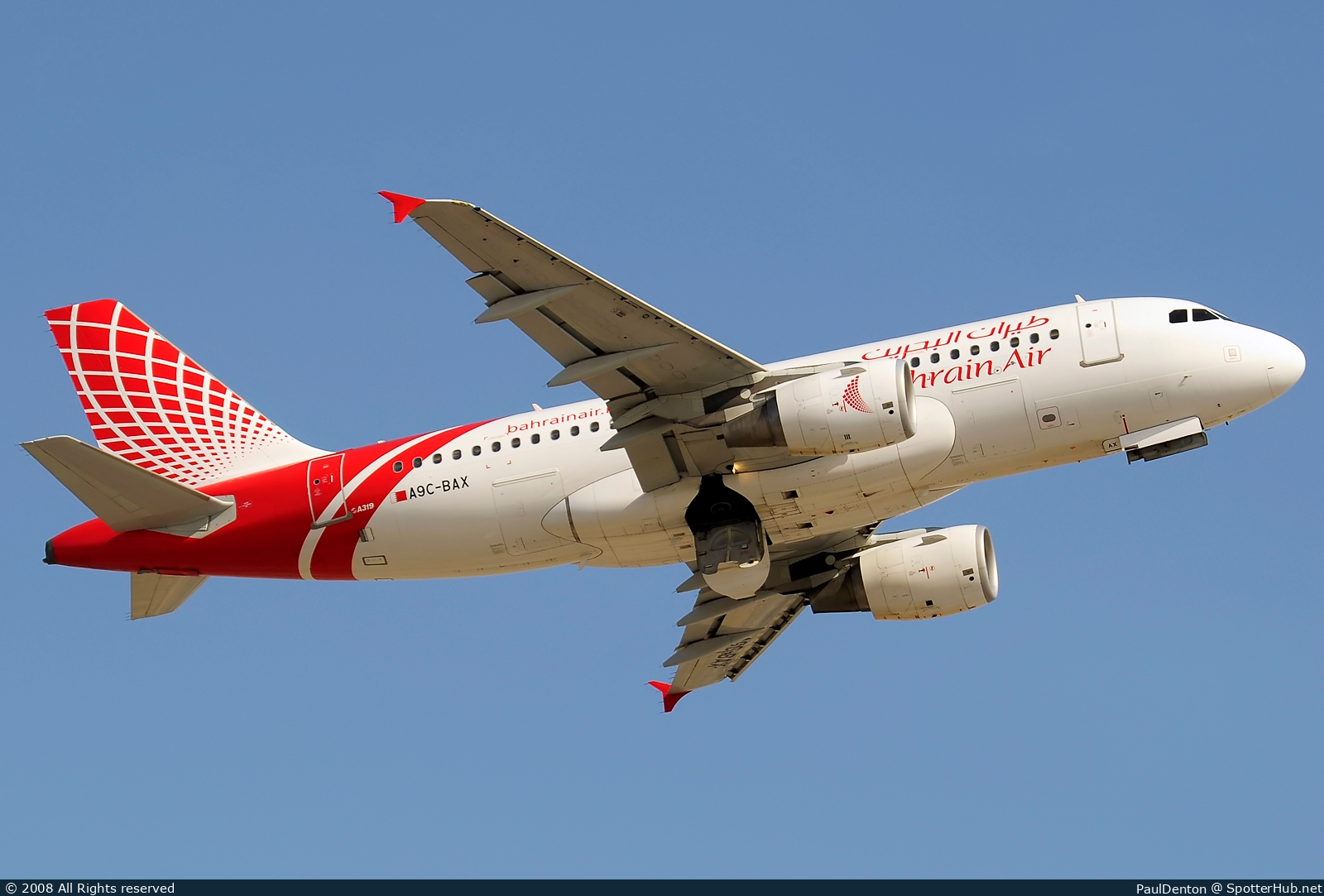 Photo of A9C-BAX - Airbus A319-111 operated by Bahrain Air